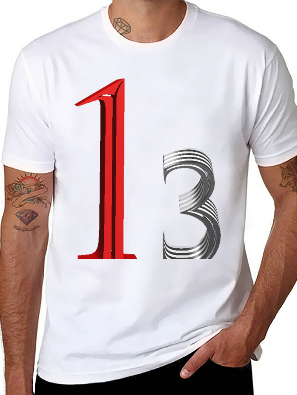 Edgy Graphic Tee - 13 Design