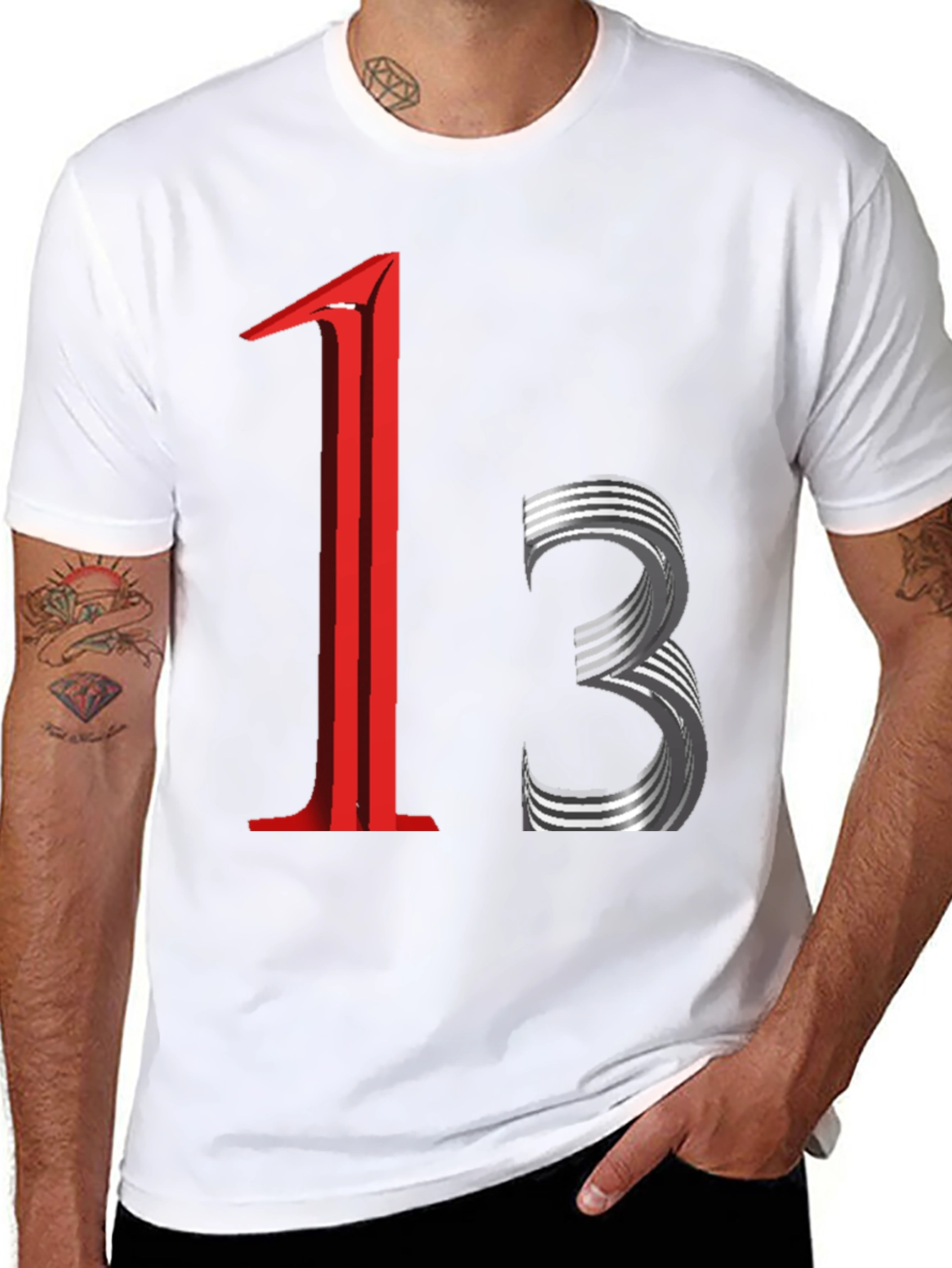 Edgy Graphic Tee - 13 Design