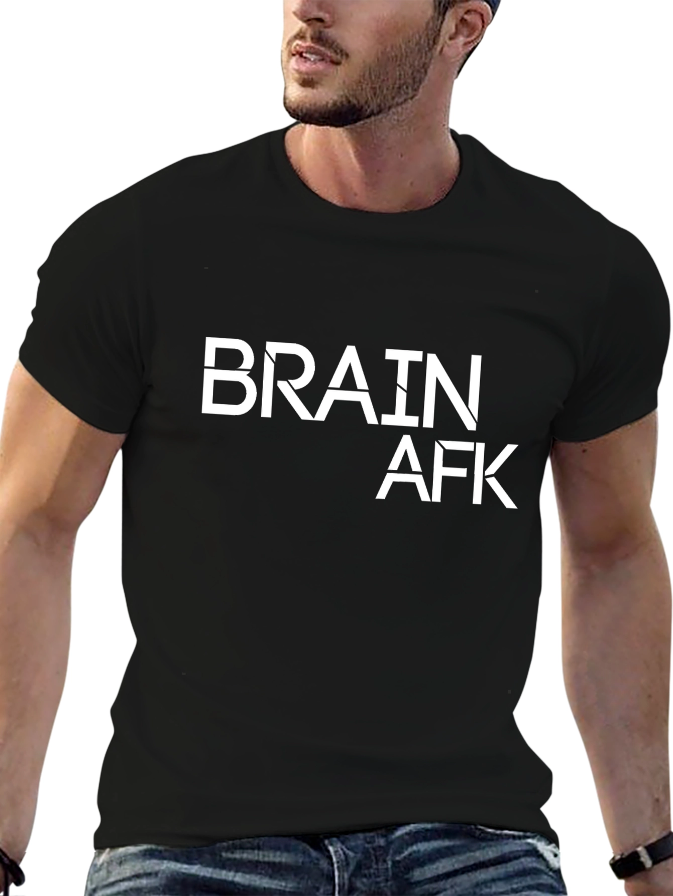 Brain AFK Black T-Shirt