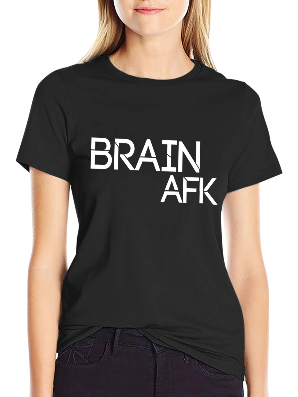 Brain AFK Black T-Shirt