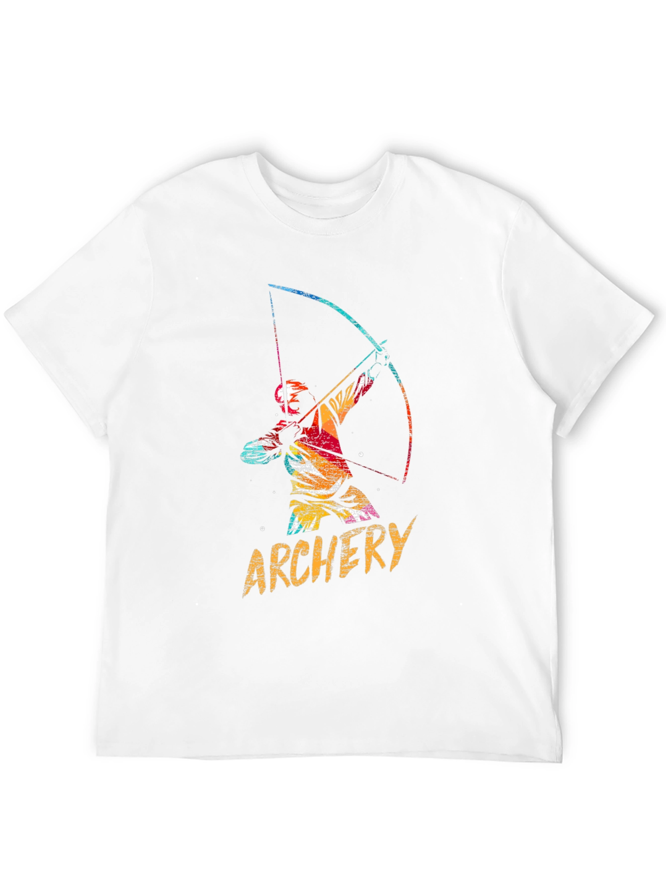 Archery Graphic Tee - Mens Black Cotton T-Shirt