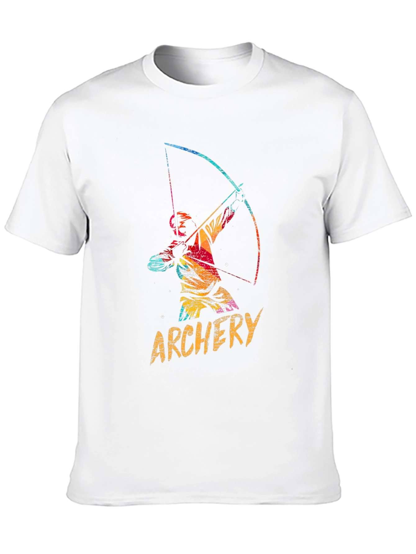 Archery Graphic Tee - Mens Black Cotton T-Shirt