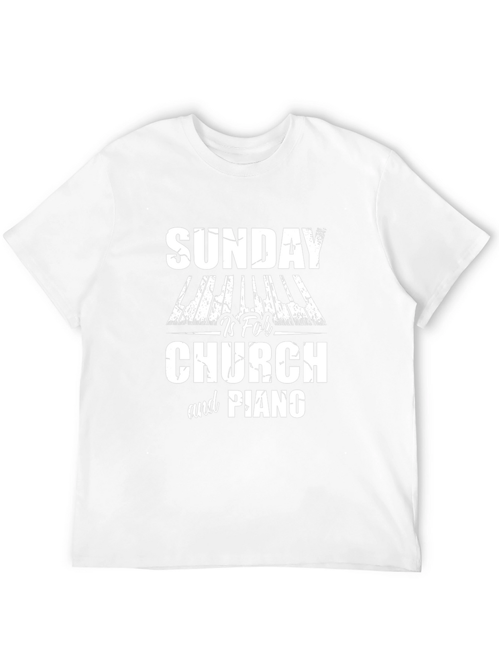 Sunday Church & Piano Graphic Tee