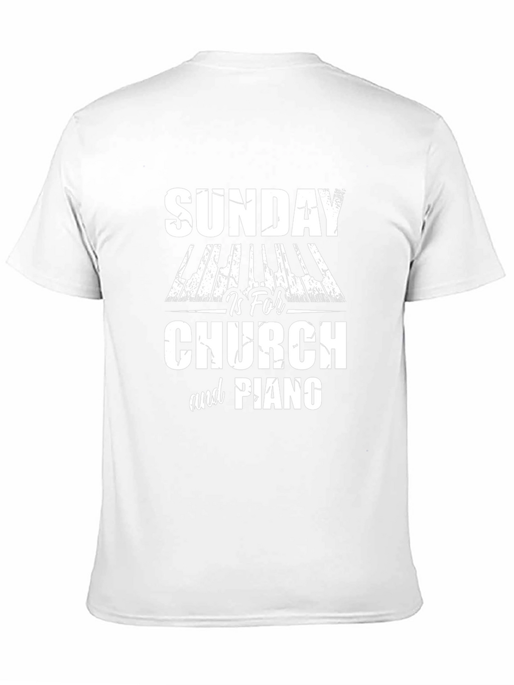 Sunday Church & Piano Graphic Tee