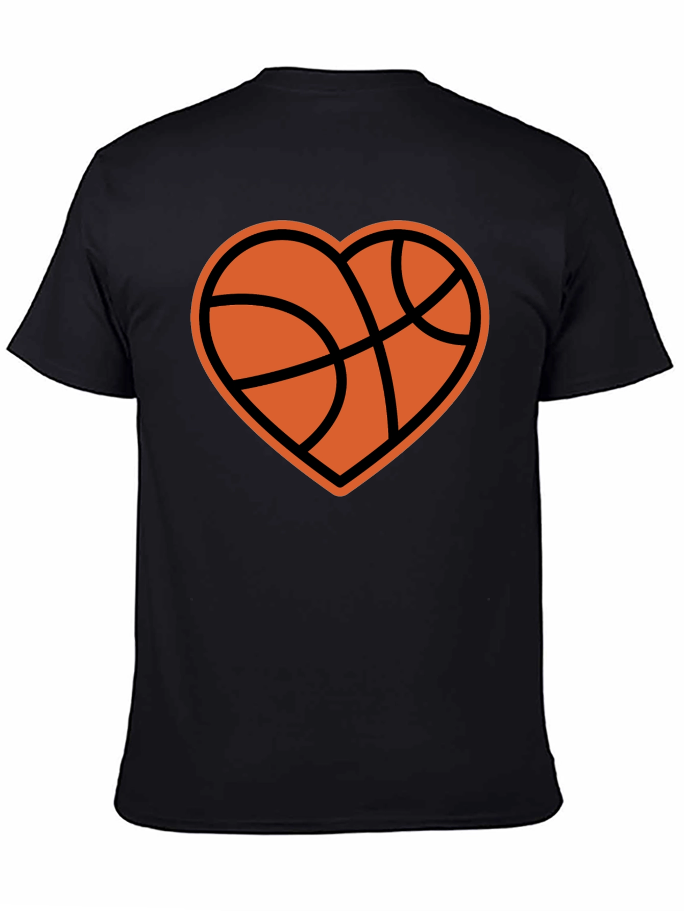 Basketball Heart Graphic T-Shirt