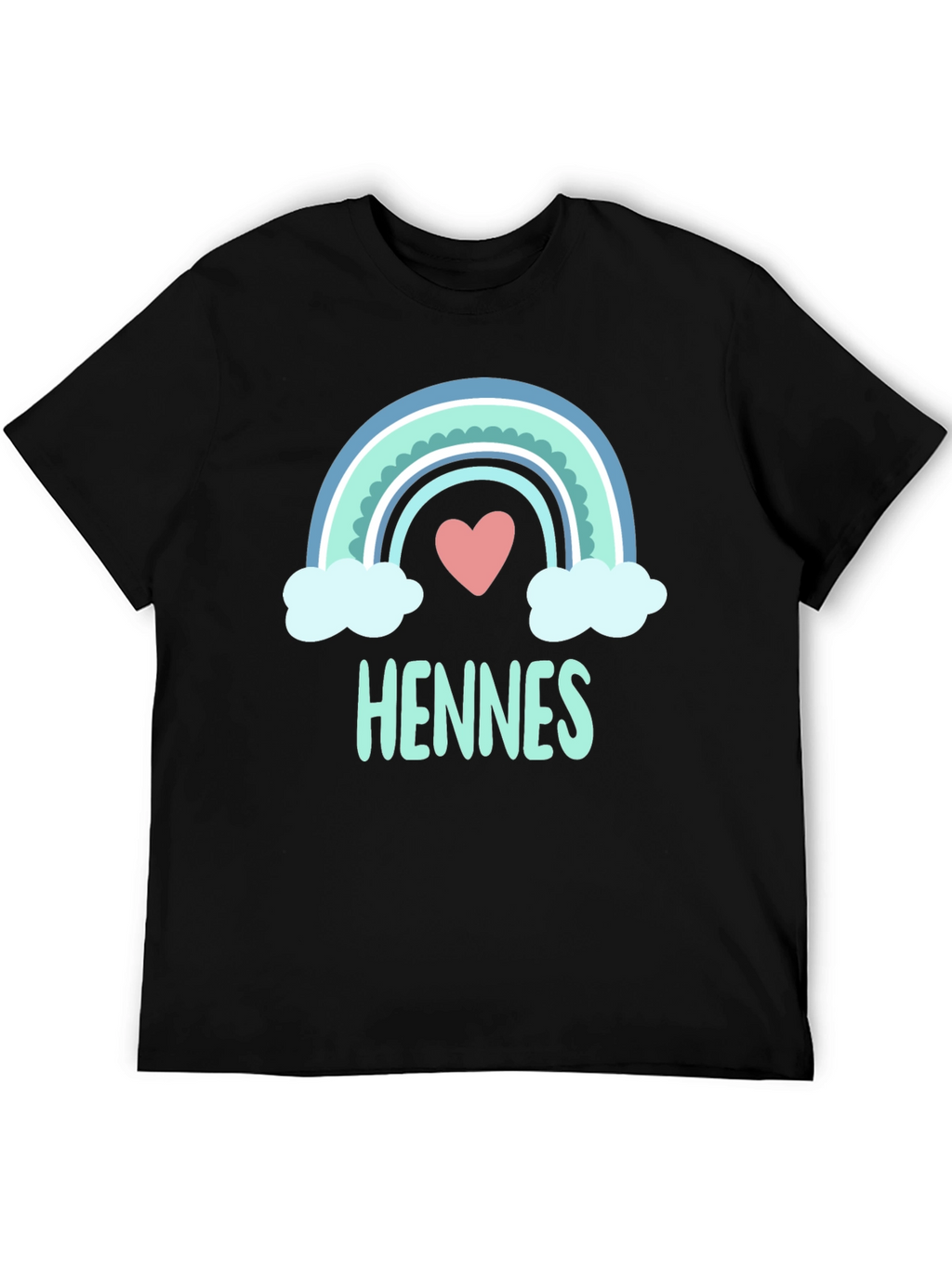 Cute Rainbow Heart Hennes T-Shirt
