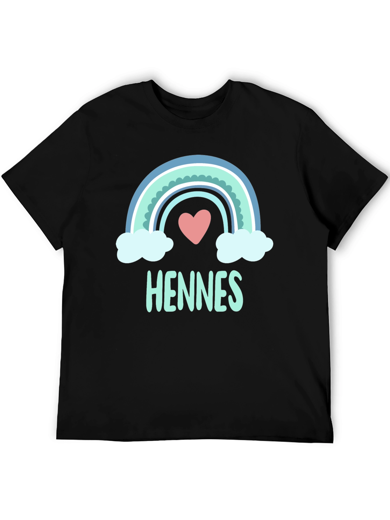 Cute Rainbow Heart Hennes T-Shirt