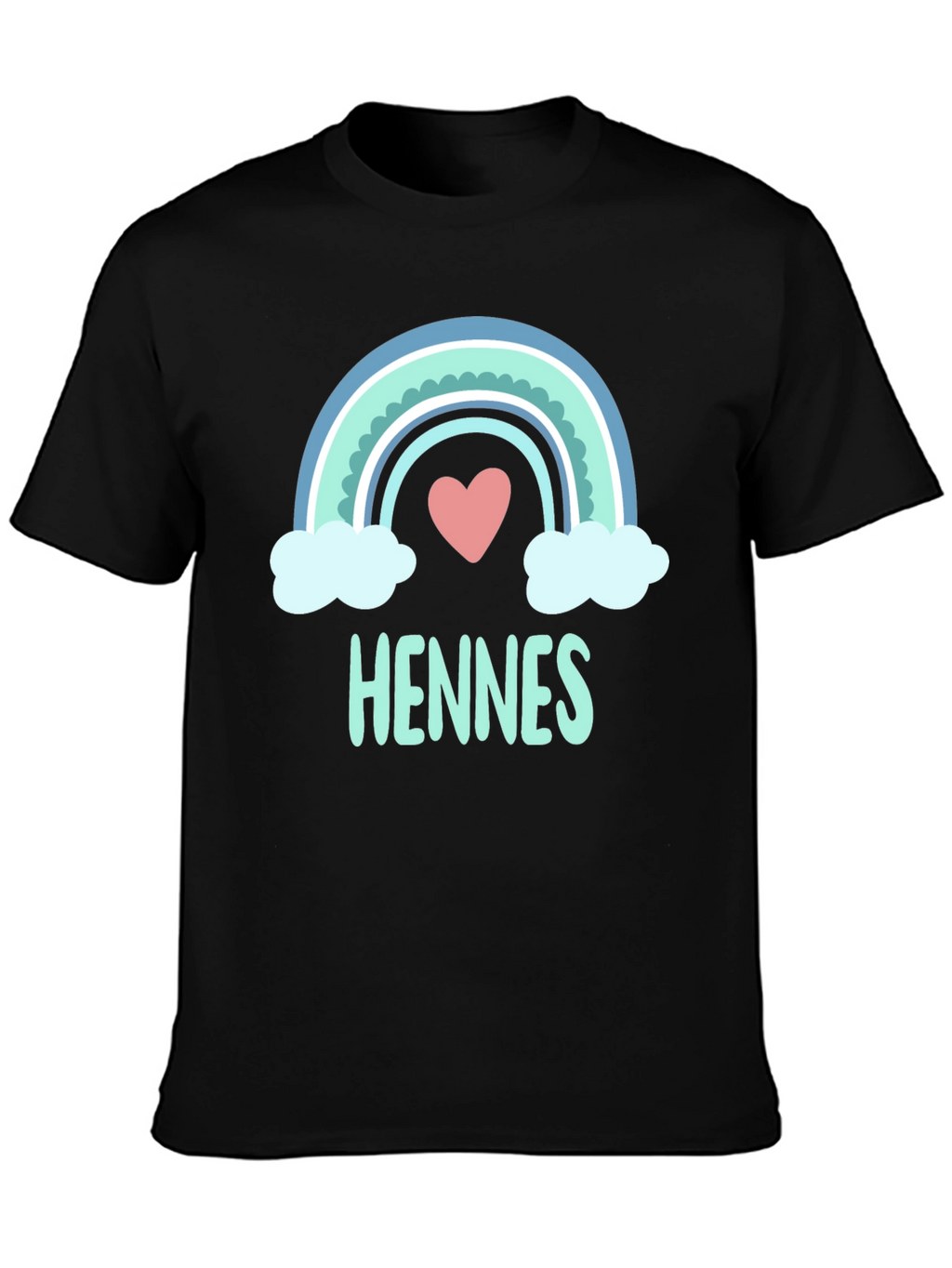 Cute Rainbow Heart Hennes T-Shirt