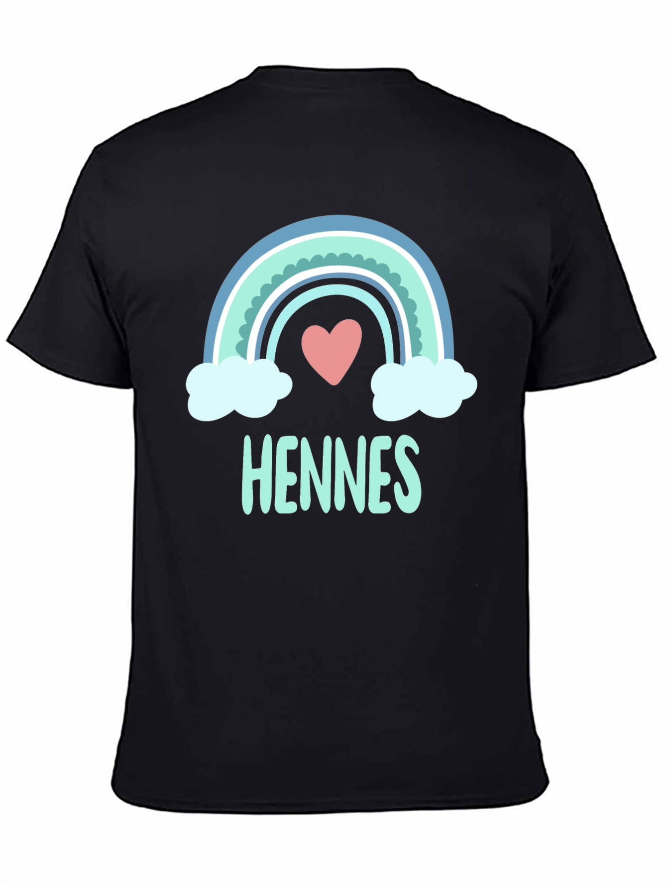 Cute Rainbow Heart Hennes T-Shirt
