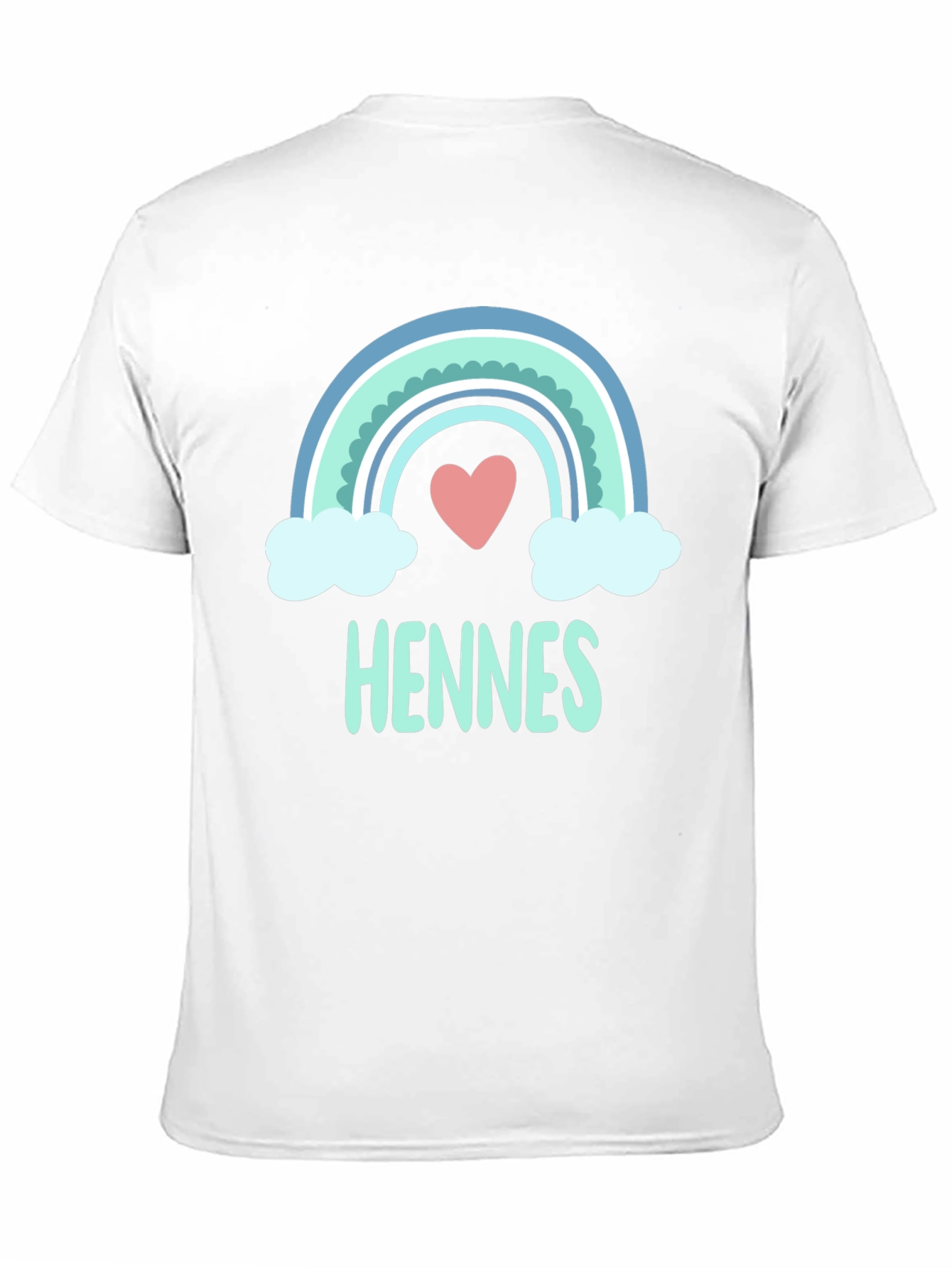 Cute Rainbow Heart Hennes T-Shirt