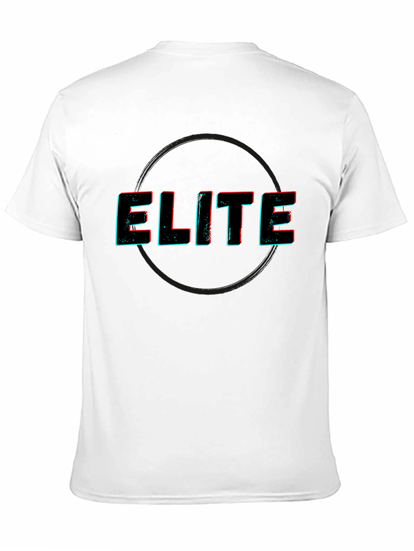 Elite Graphic Print Black T-Shirt
