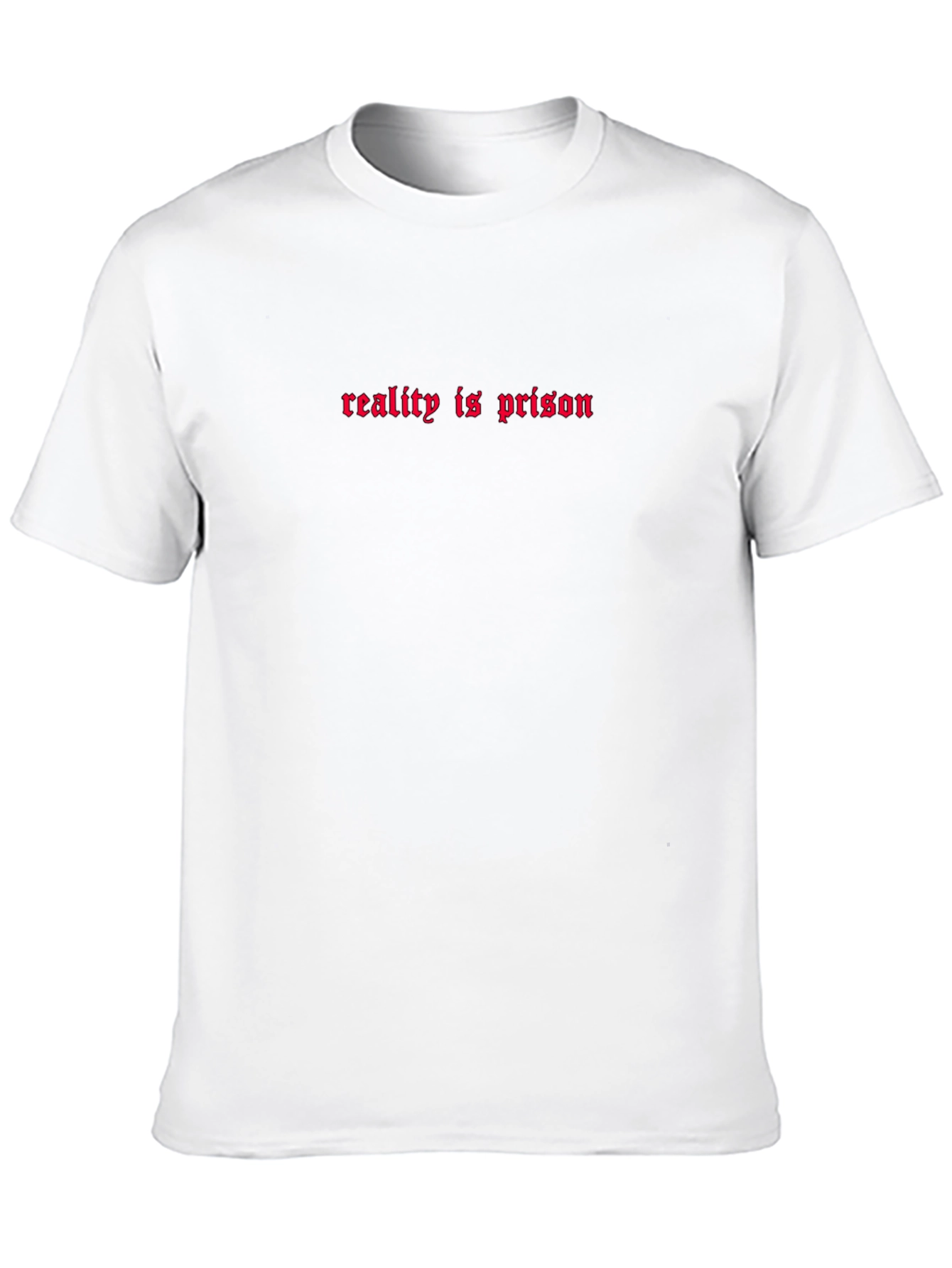 Edgy Reality is Prison Graphic Tee - Black
