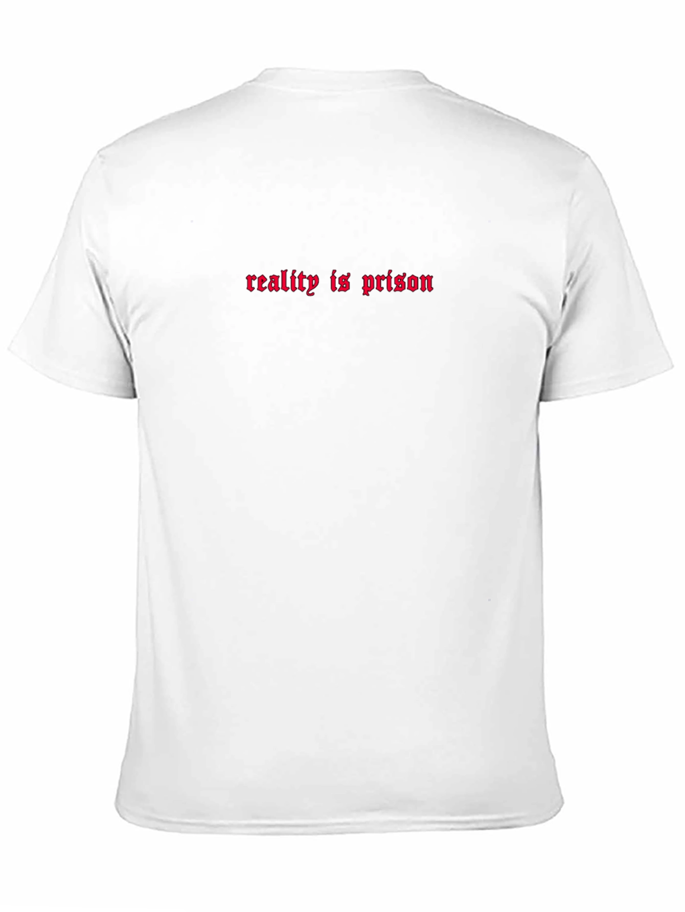 Edgy Reality is Prison Graphic Tee - Black