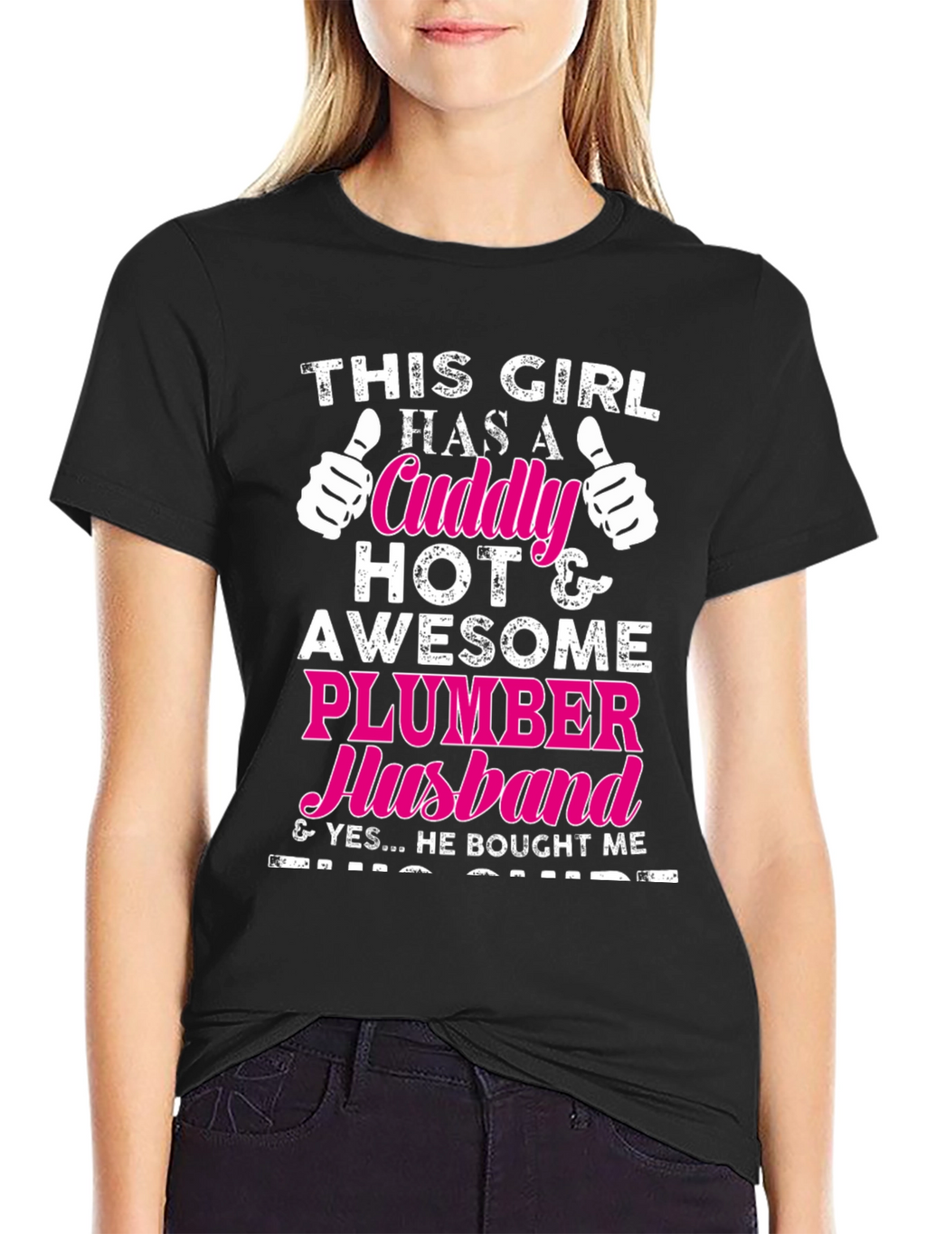 Cuddly Plumber Husband T-Shirt