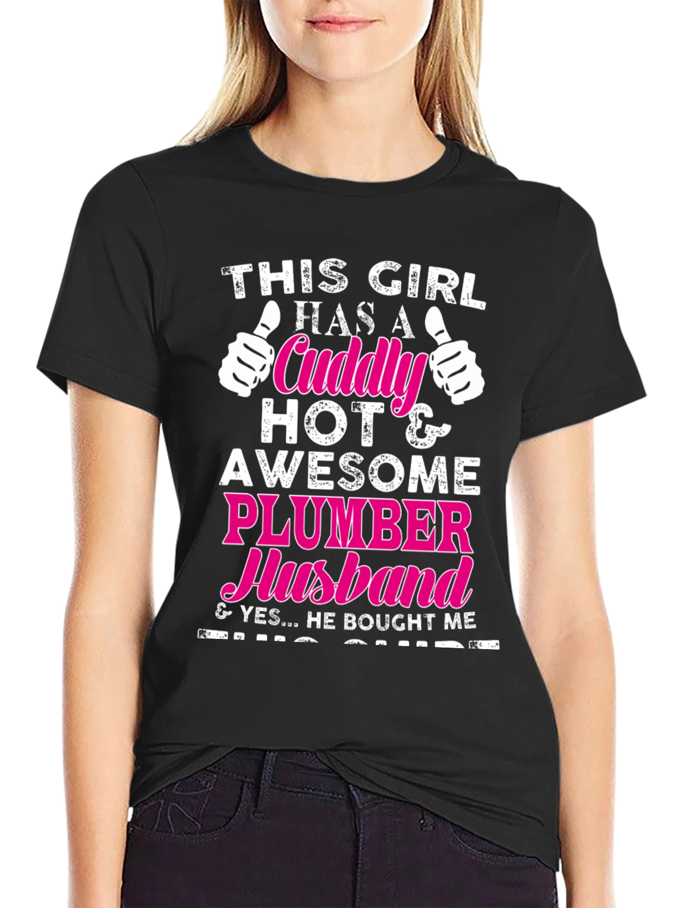 Cuddly Plumber Husband T-Shirt
