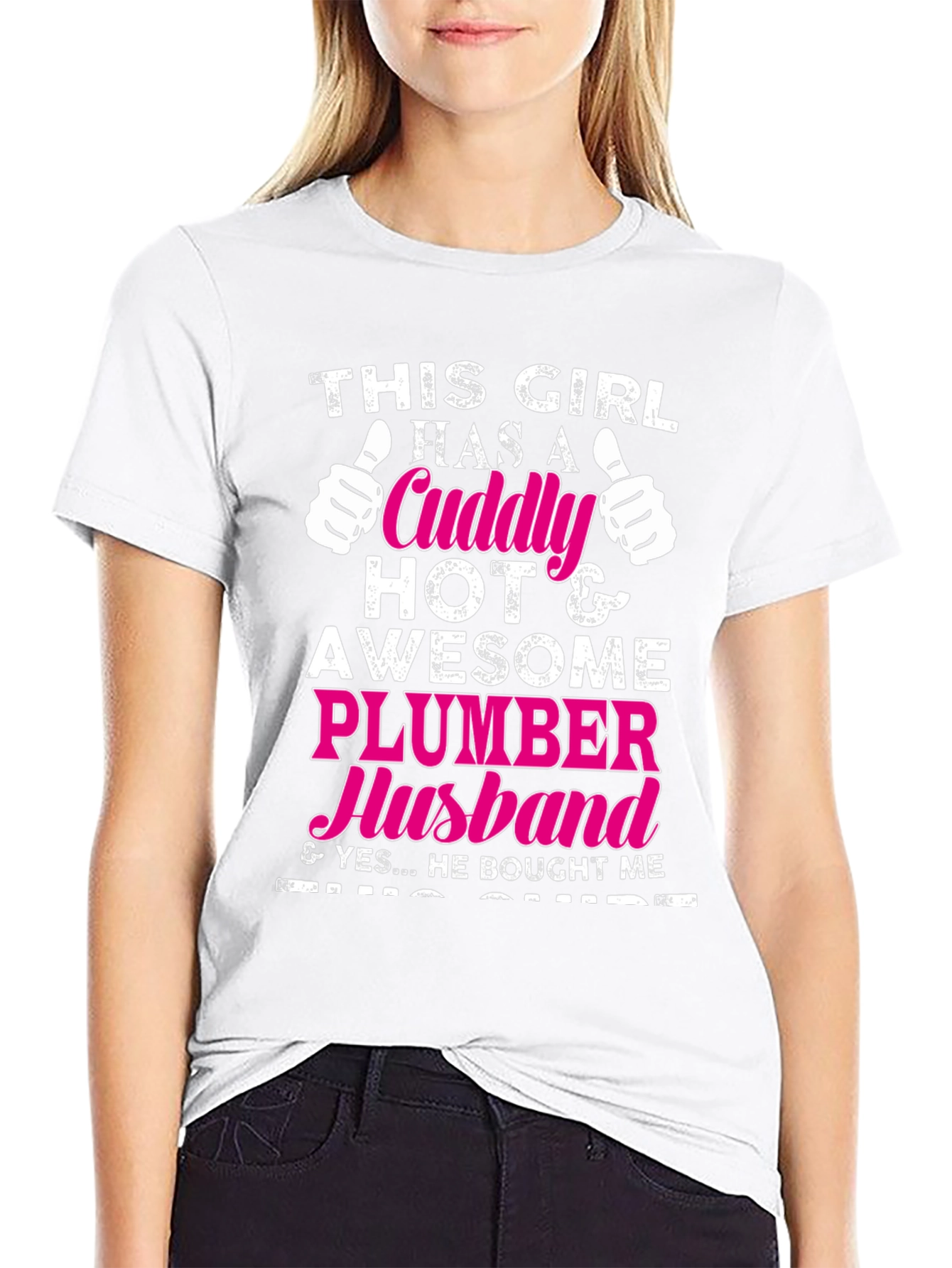 Cuddly Plumber Husband T-Shirt