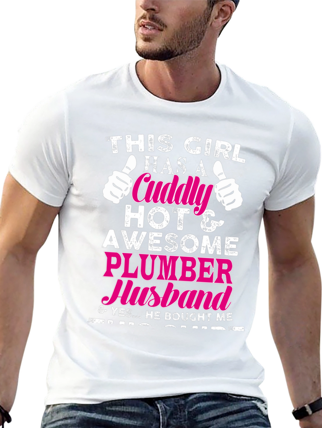 Cuddly Plumber Husband T-Shirt