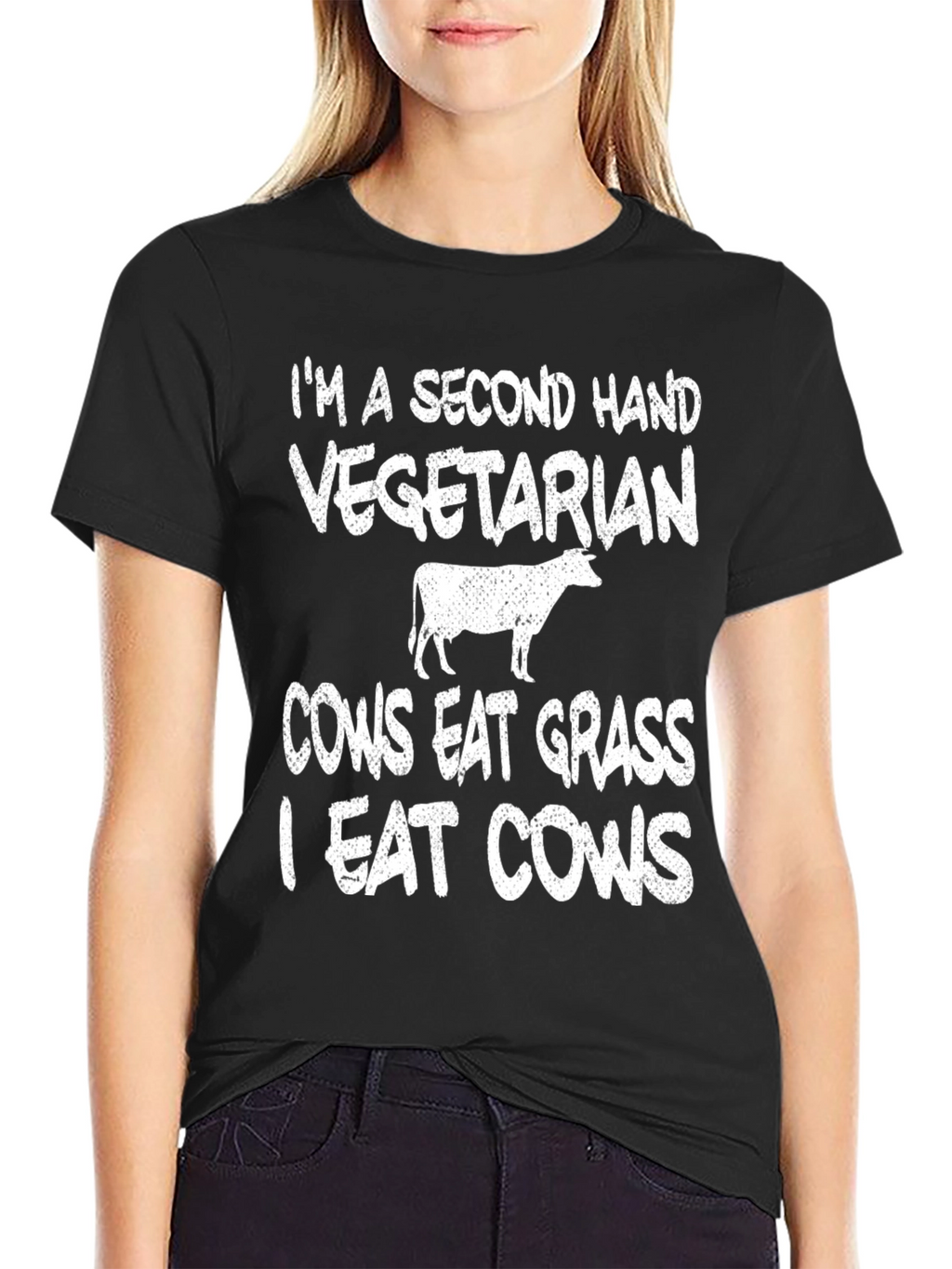 Second Hand Vegetarian Graphic Tee