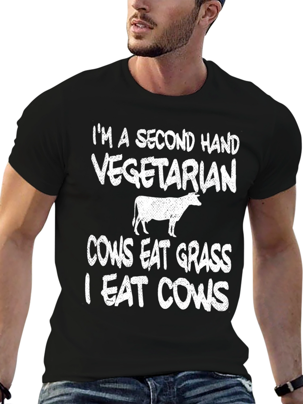 Second Hand Vegetarian Graphic Tee