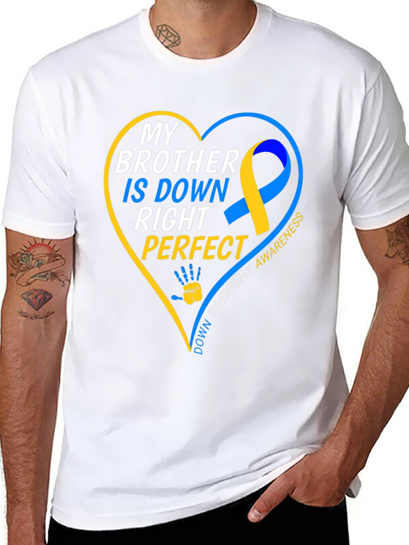 Down Syndrome Awareness Brother T-Shirt