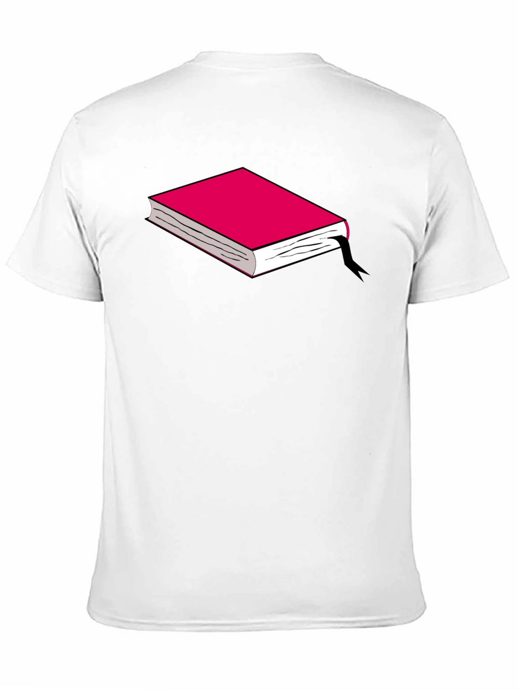 Book Graphic Tee - Black Cotton T-Shirt