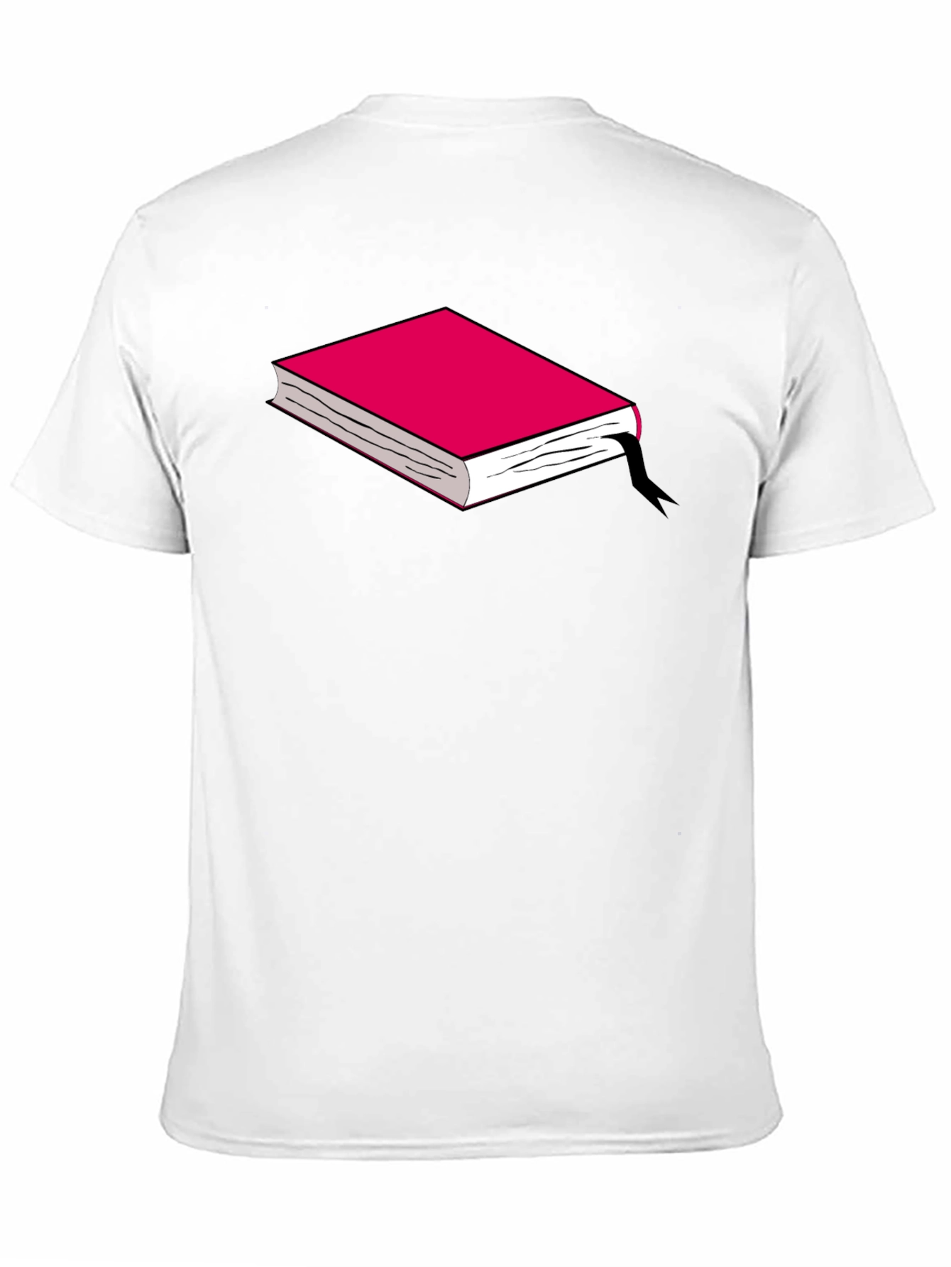 Book Graphic Tee - Black Cotton T-Shirt