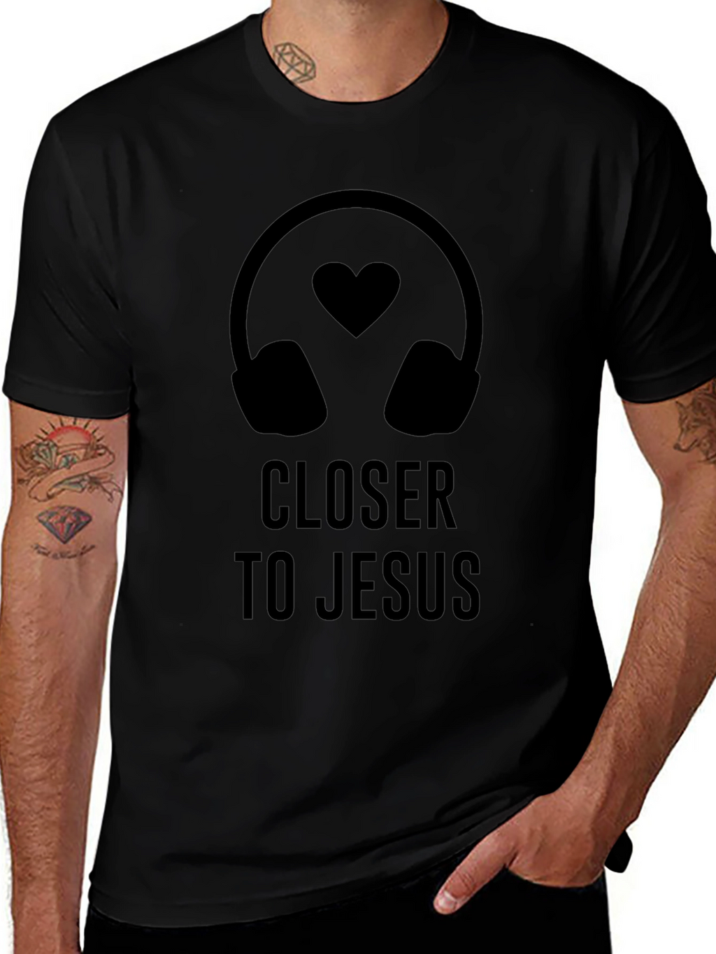 Closer To Jesus Graphic T-Shirt