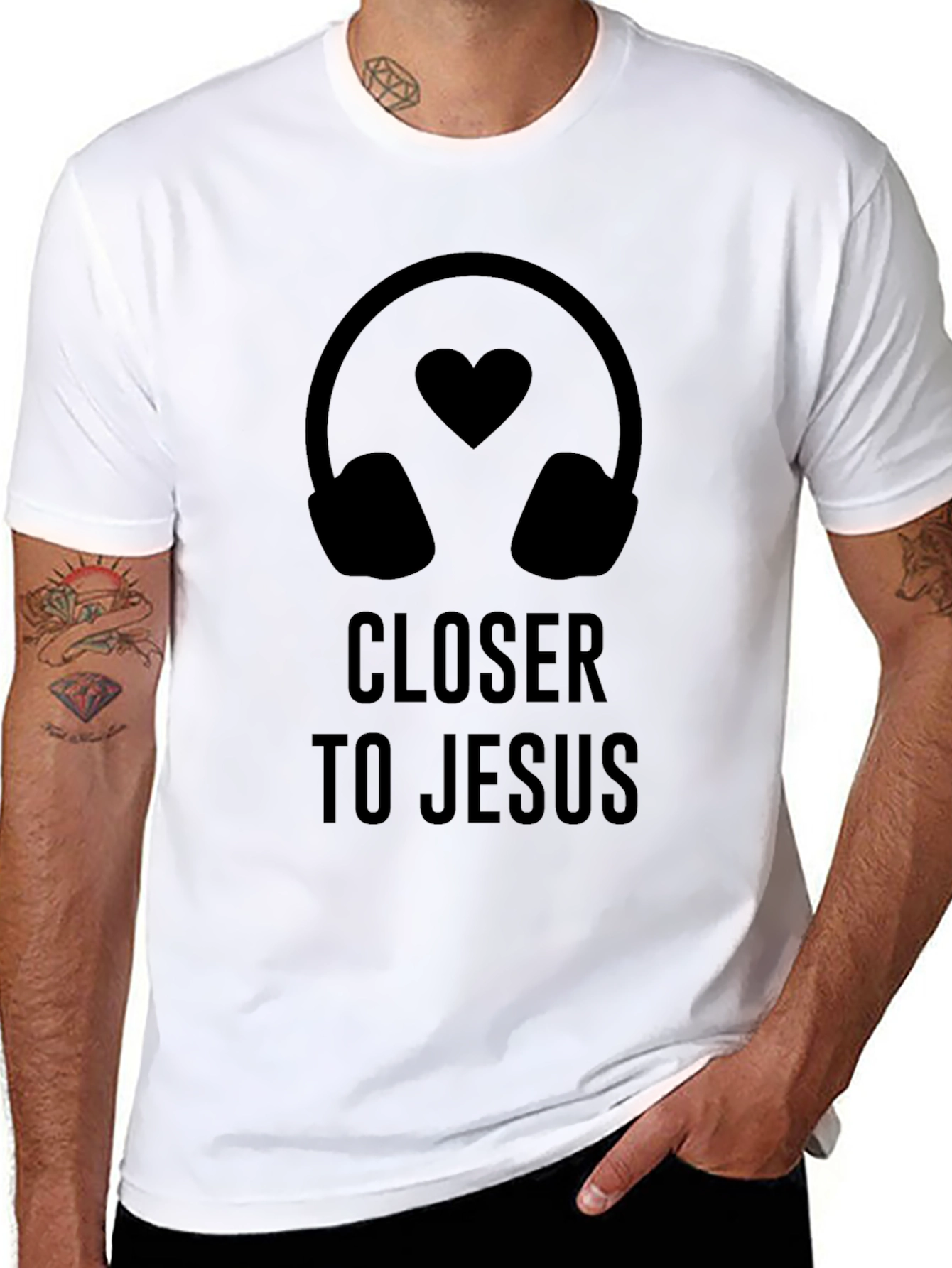 Closer To Jesus Graphic T-Shirt