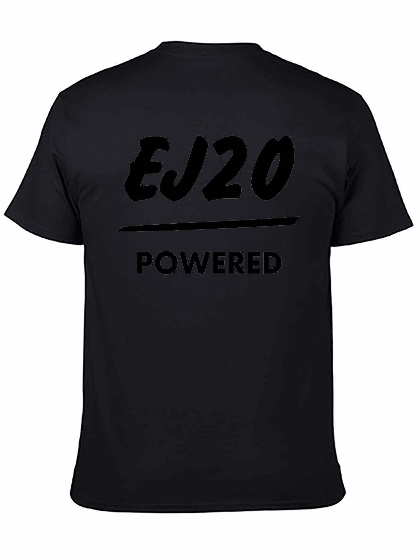 EJ20 Powered Black T-Shirt