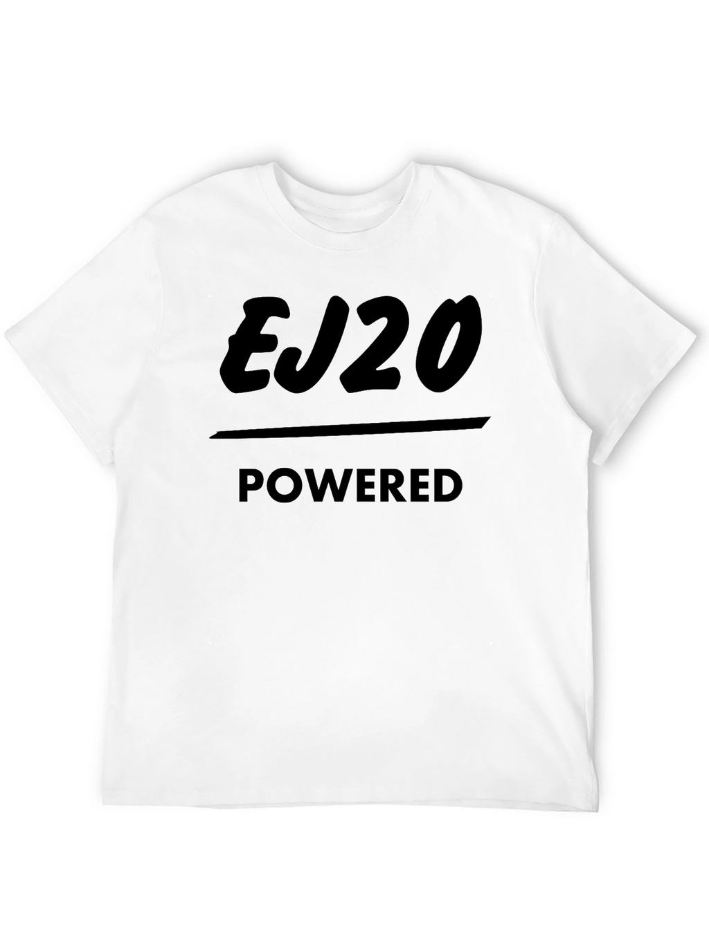 EJ20 Powered Black T-Shirt