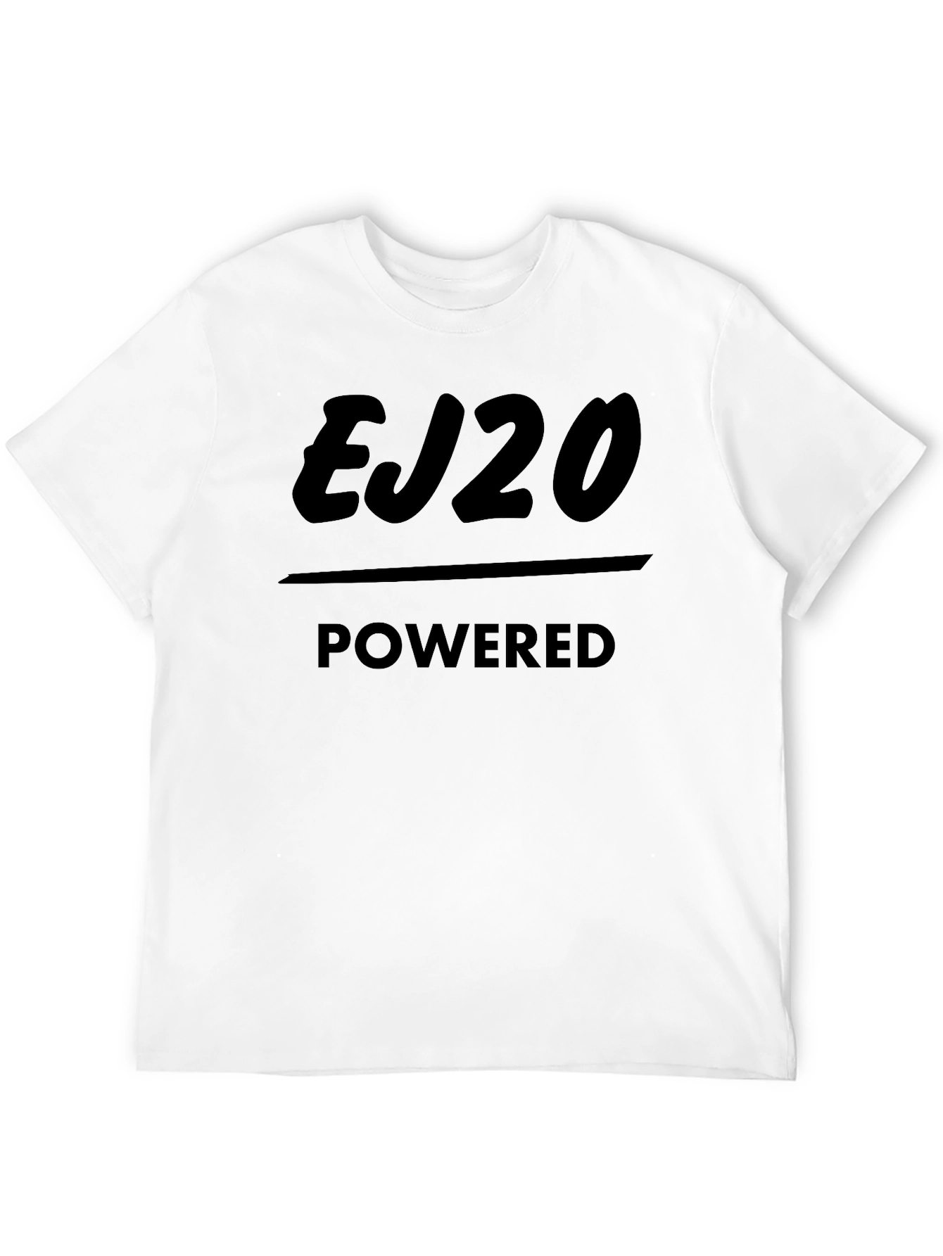EJ20 Powered Black T-Shirt