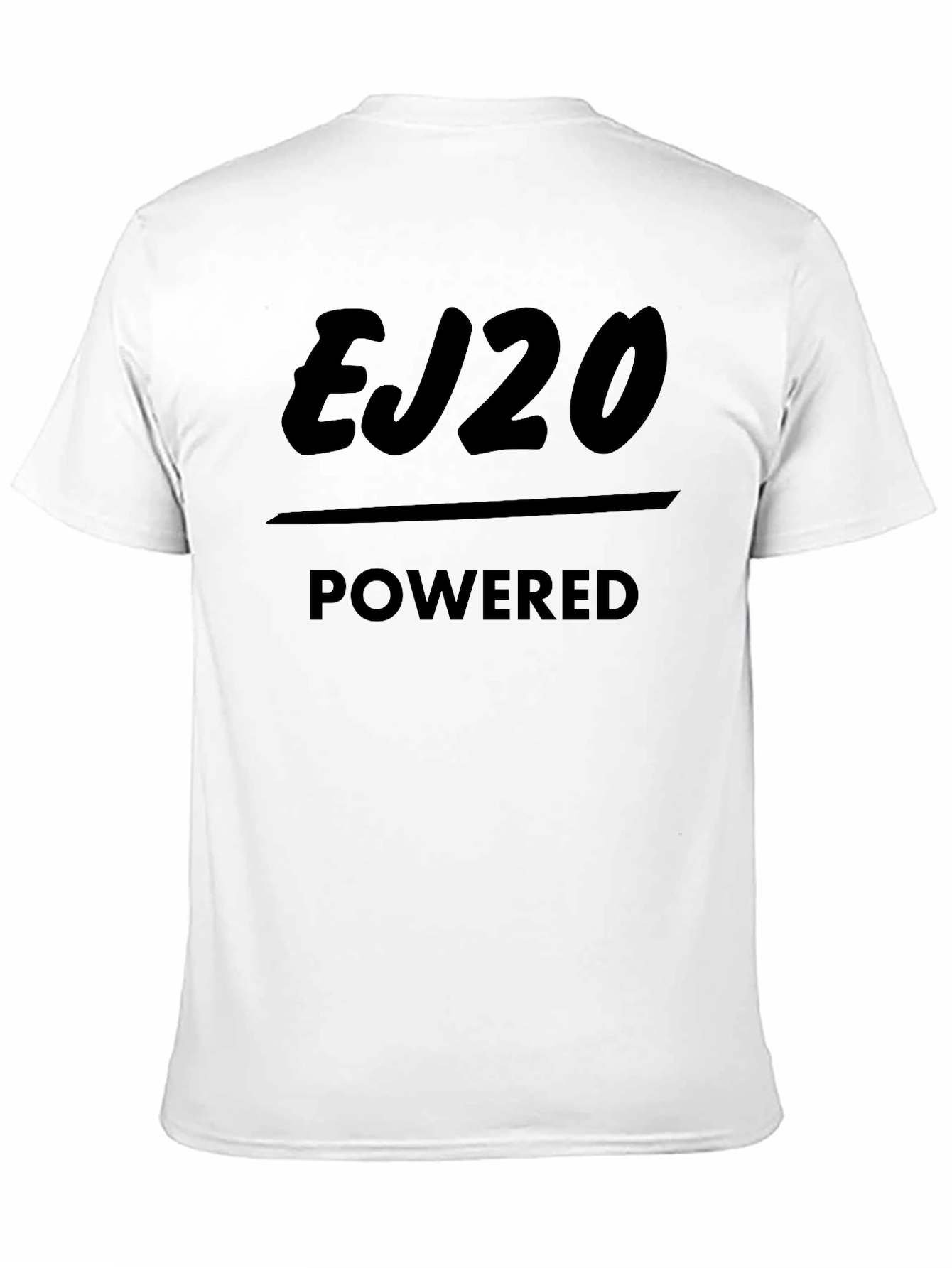 EJ20 Powered Black T-Shirt