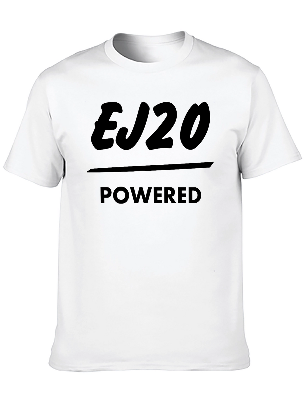 EJ20 Powered Black T-Shirt