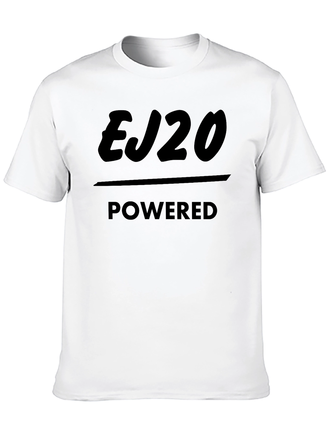 EJ20 Powered Black T-Shirt
