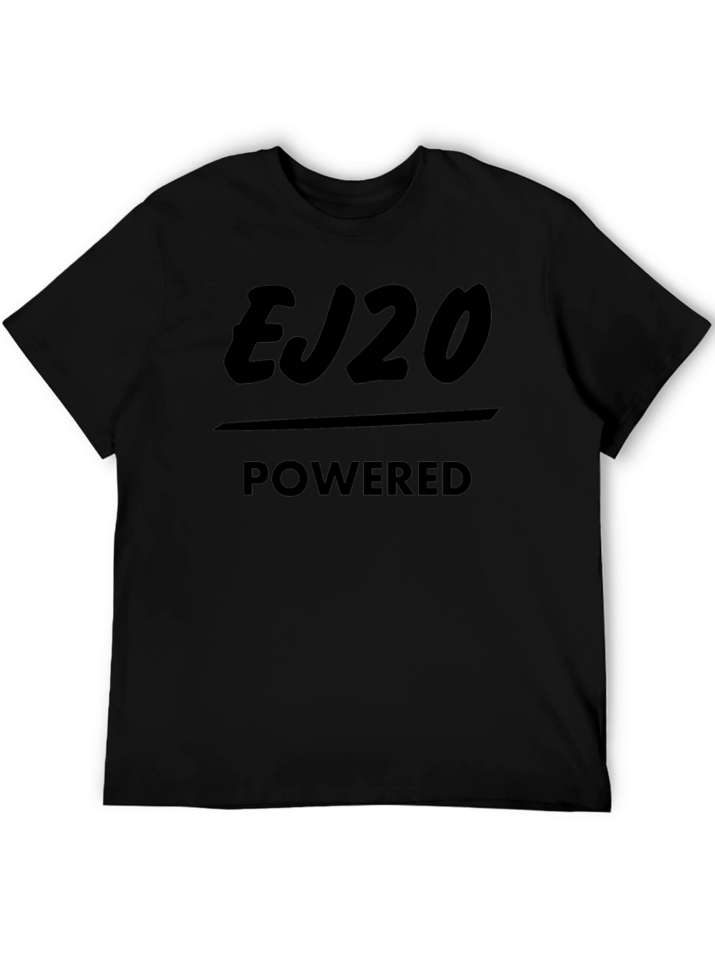 EJ20 Powered Black T-Shirt