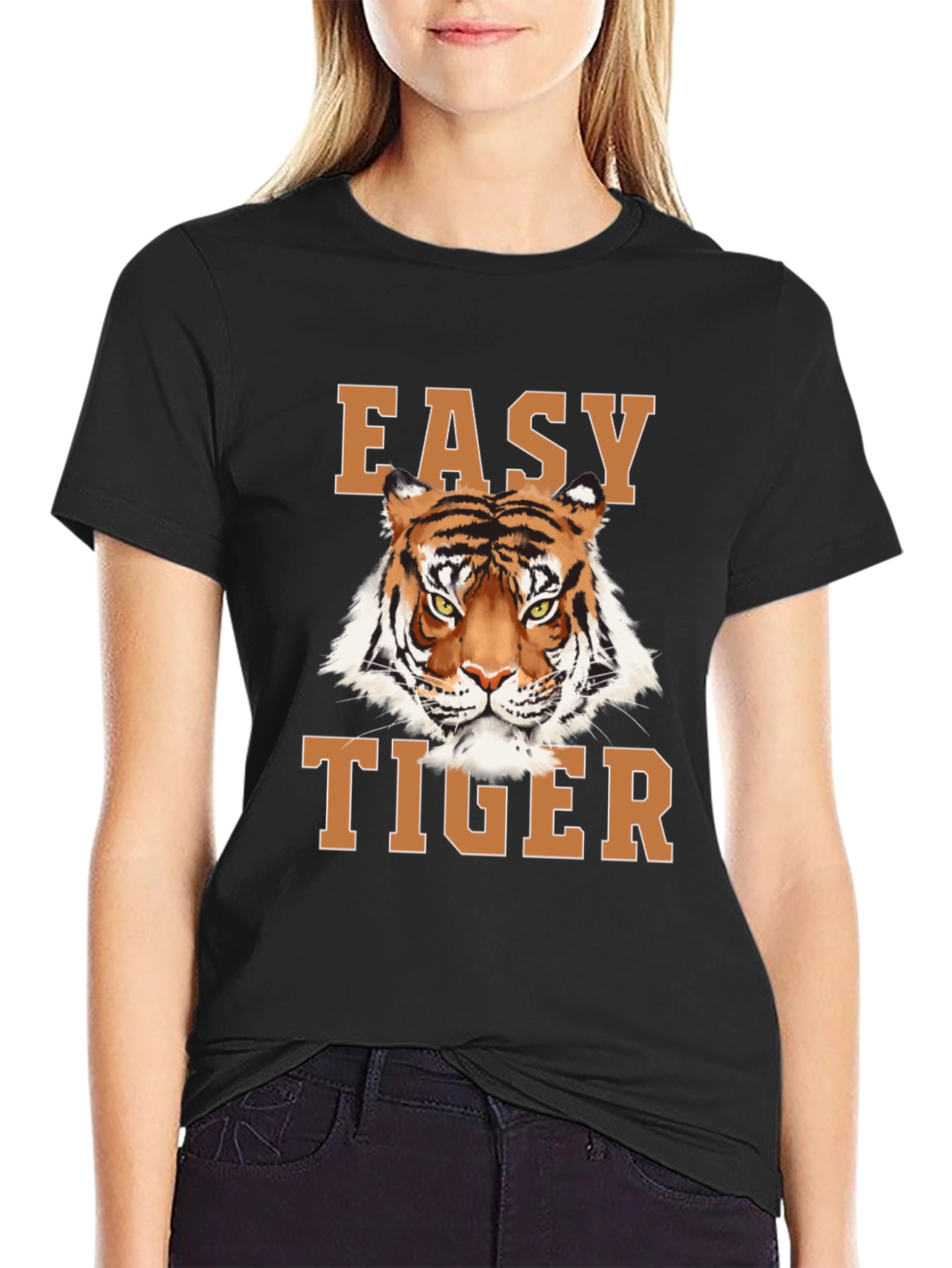 Easy Tiger Graphic Tee - Mens Crew Neck T-Shirt