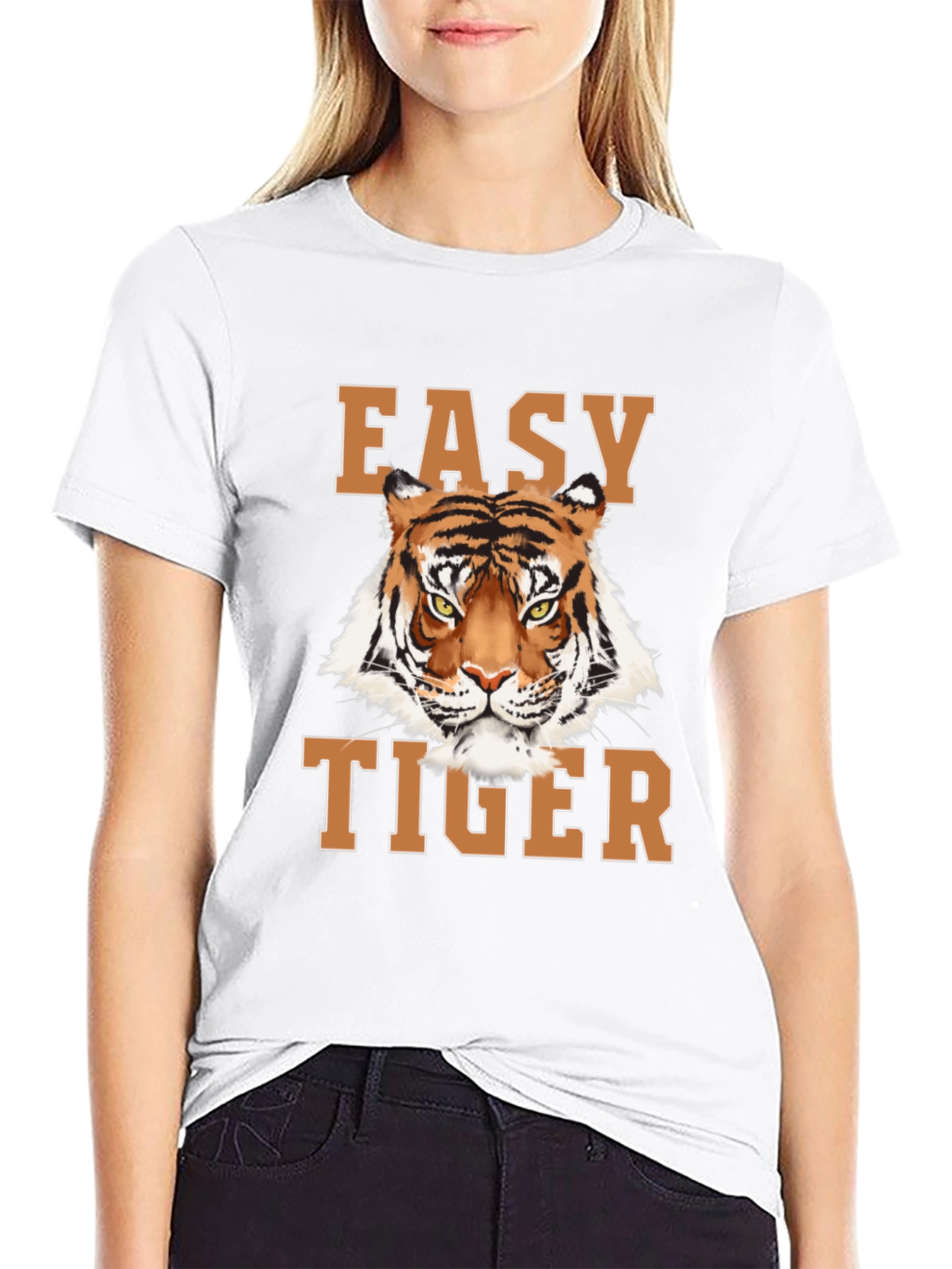 Easy Tiger Graphic Tee - Mens Crew Neck T-Shirt