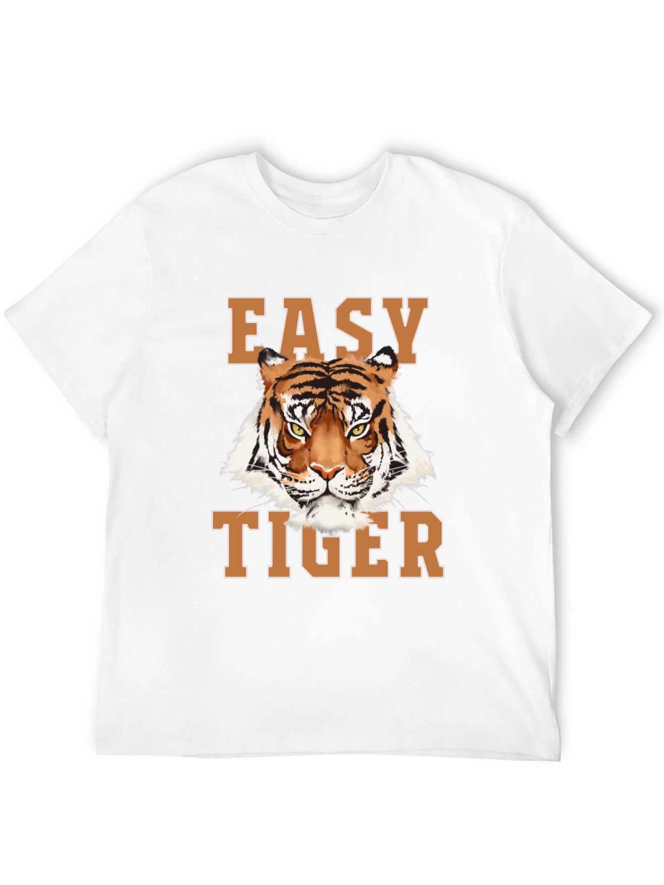 Easy Tiger Graphic Tee - Mens Crew Neck T-Shirt