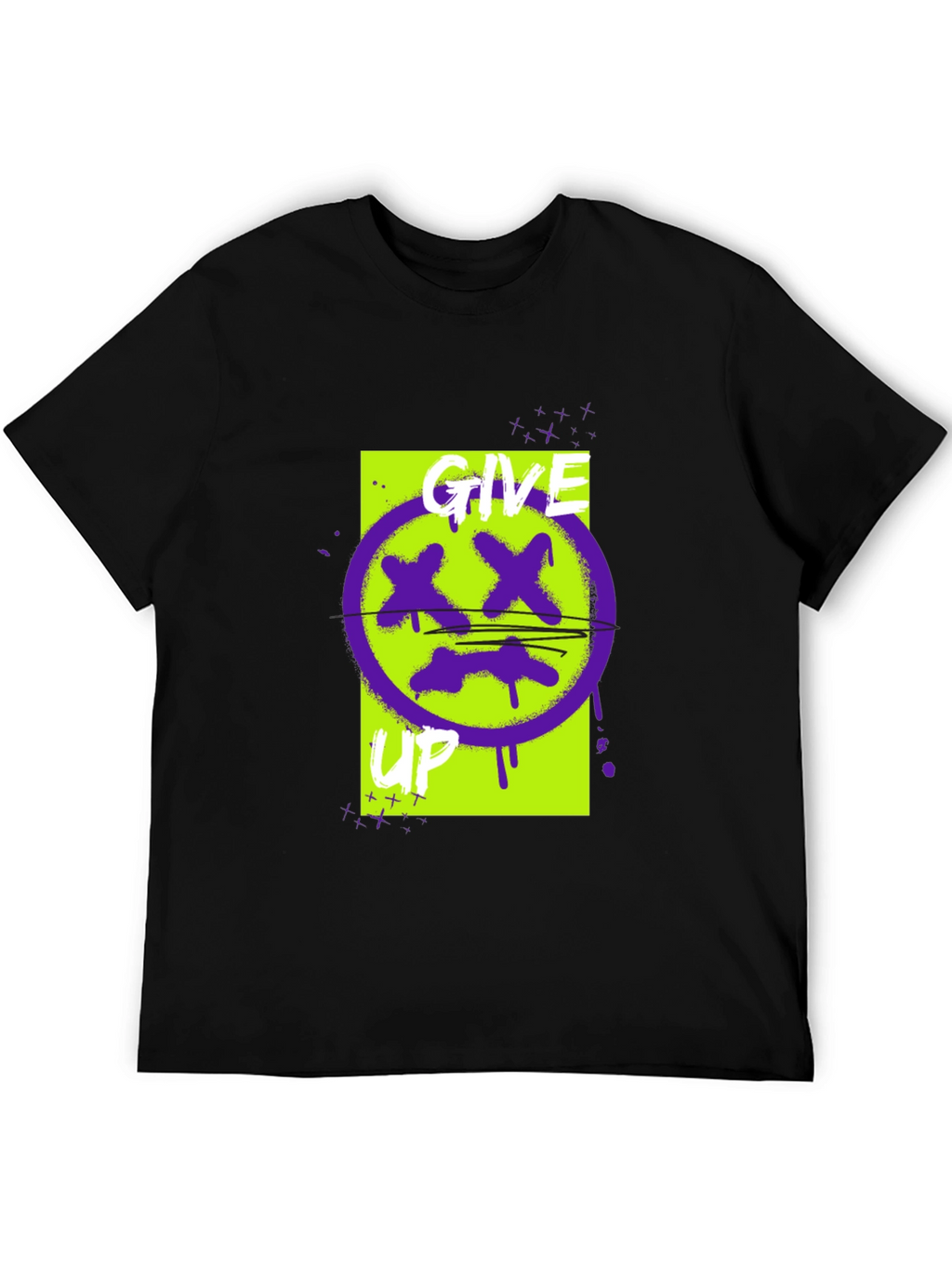 Give Up Graphic Tee - Edgy Streetwear