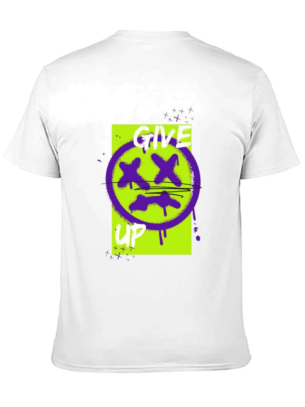 Give Up Graphic Tee - Edgy Streetwear