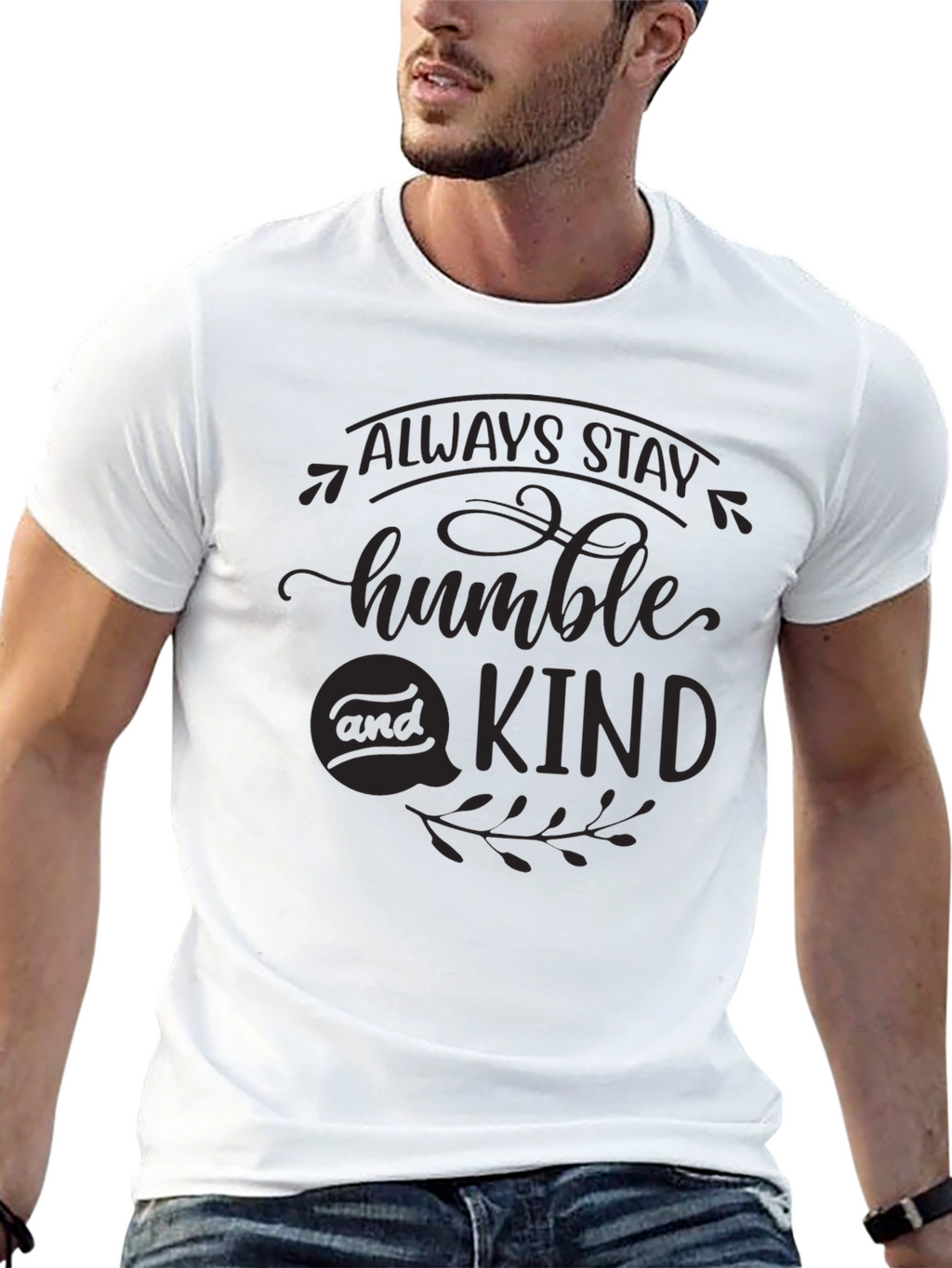 Always Stay Humble & Kind Black T-Shirt