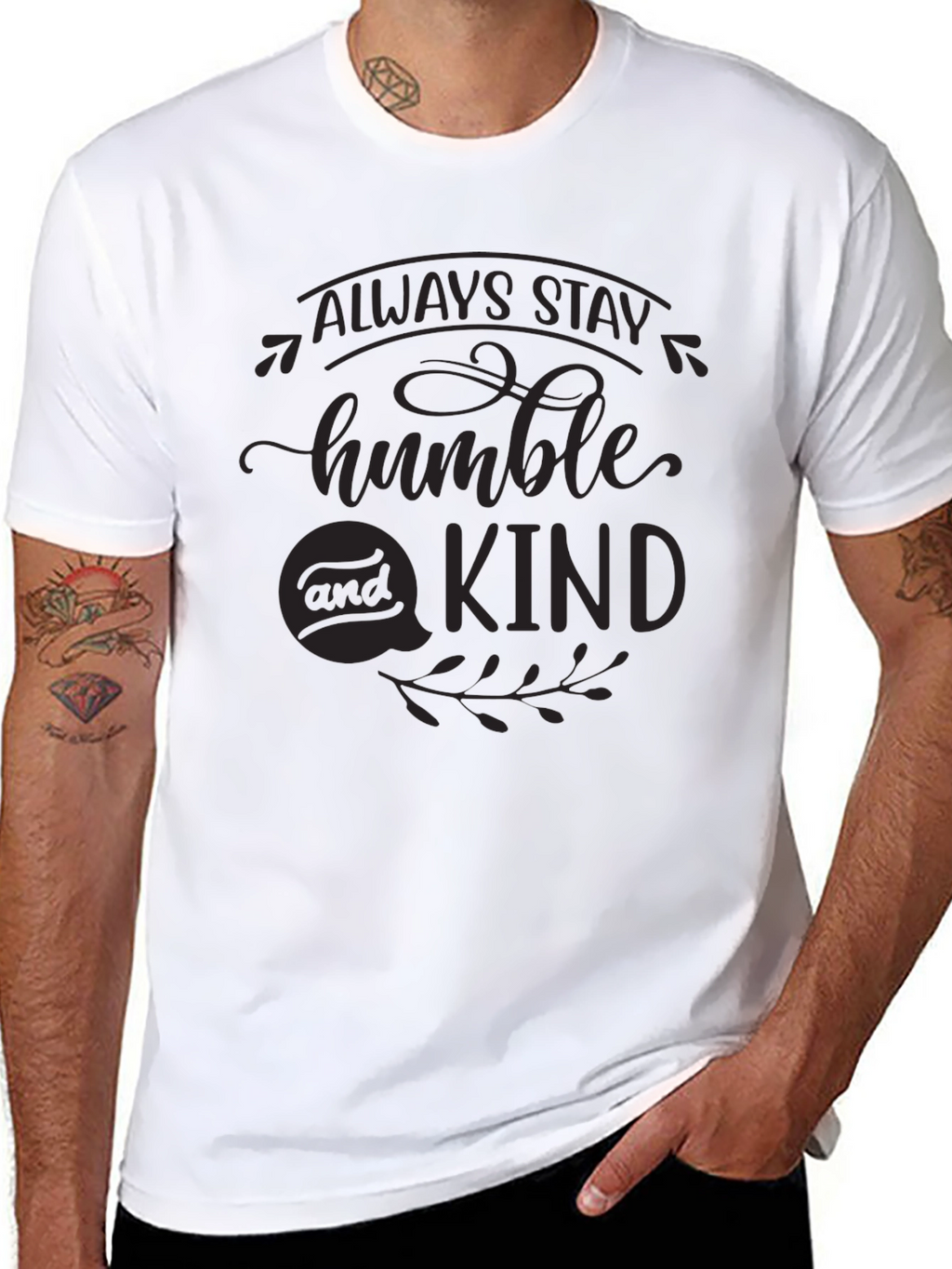Always Stay Humble & Kind Black T-Shirt