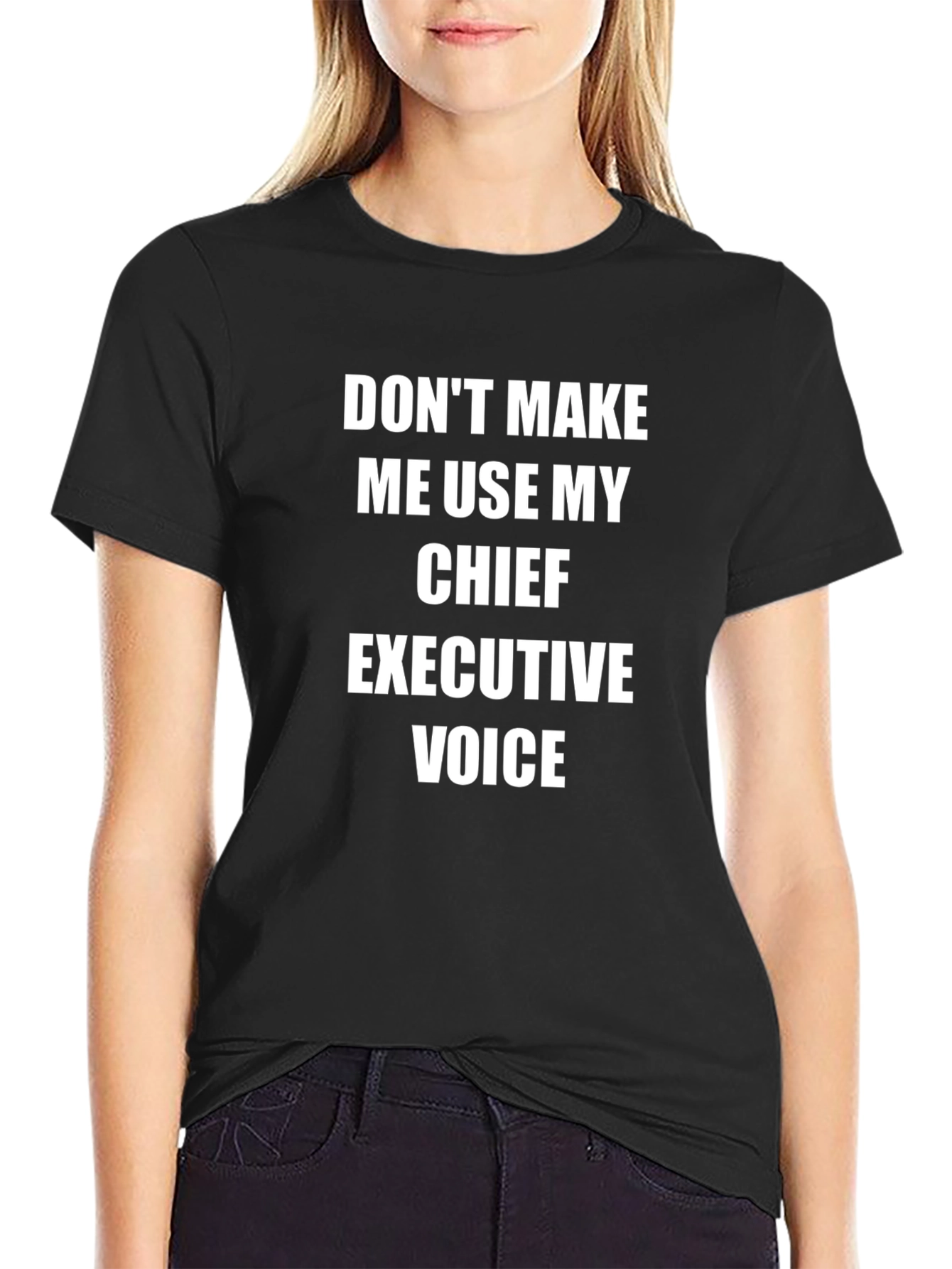 Chief Executive Voice T-Shirt - Funny CEO Gift