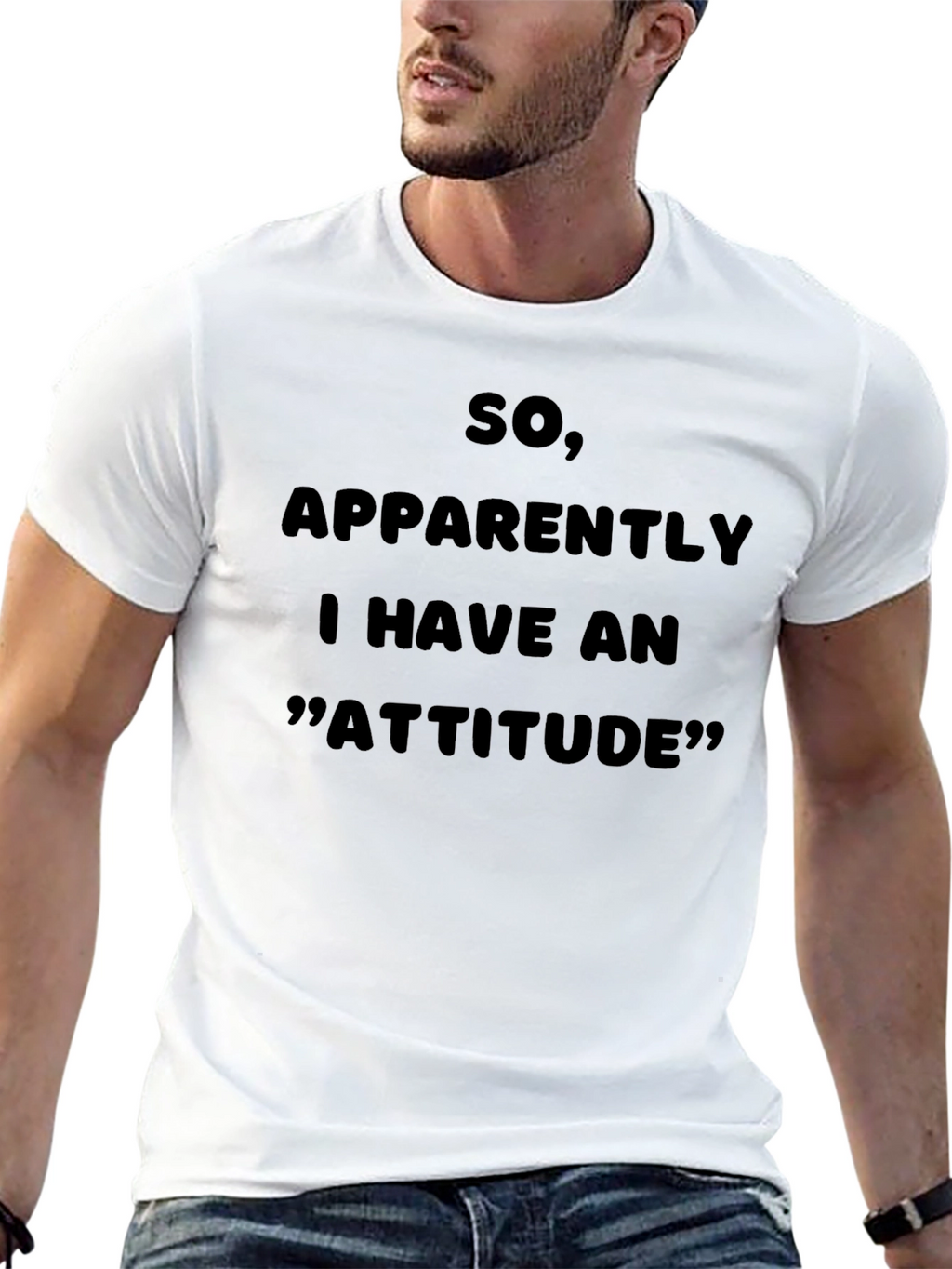 Attitude Statement Graphic T-Shirt