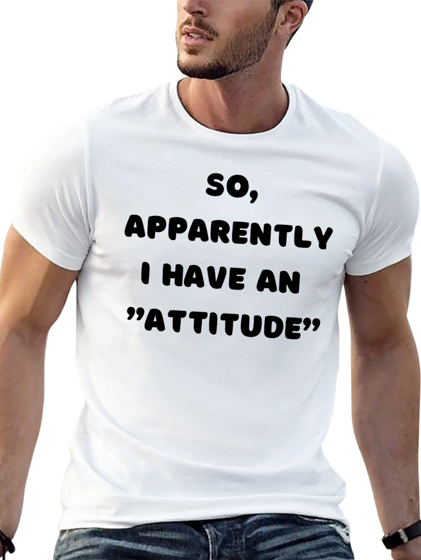 Attitude Statement Graphic T-Shirt
