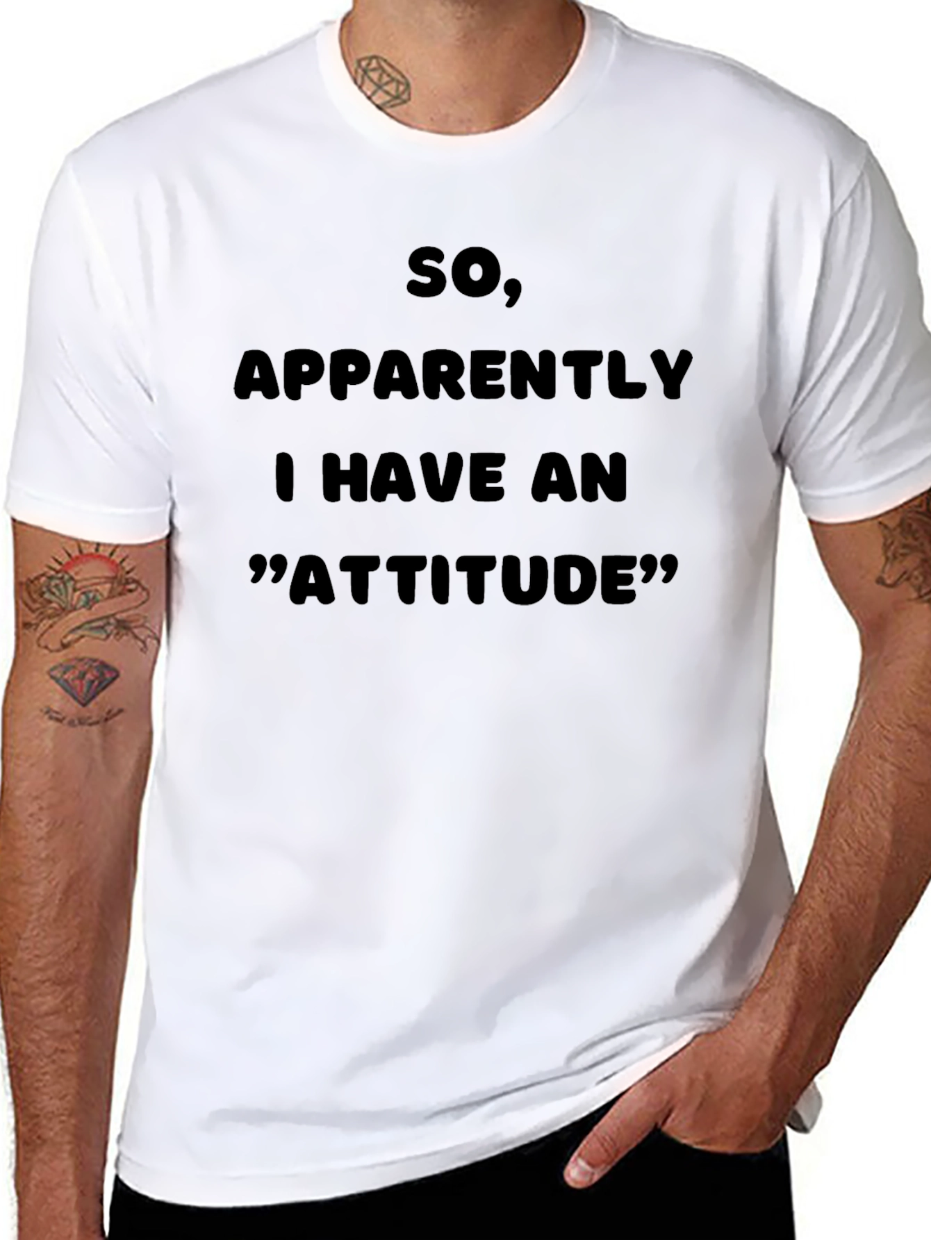 Attitude Statement Graphic T-Shirt