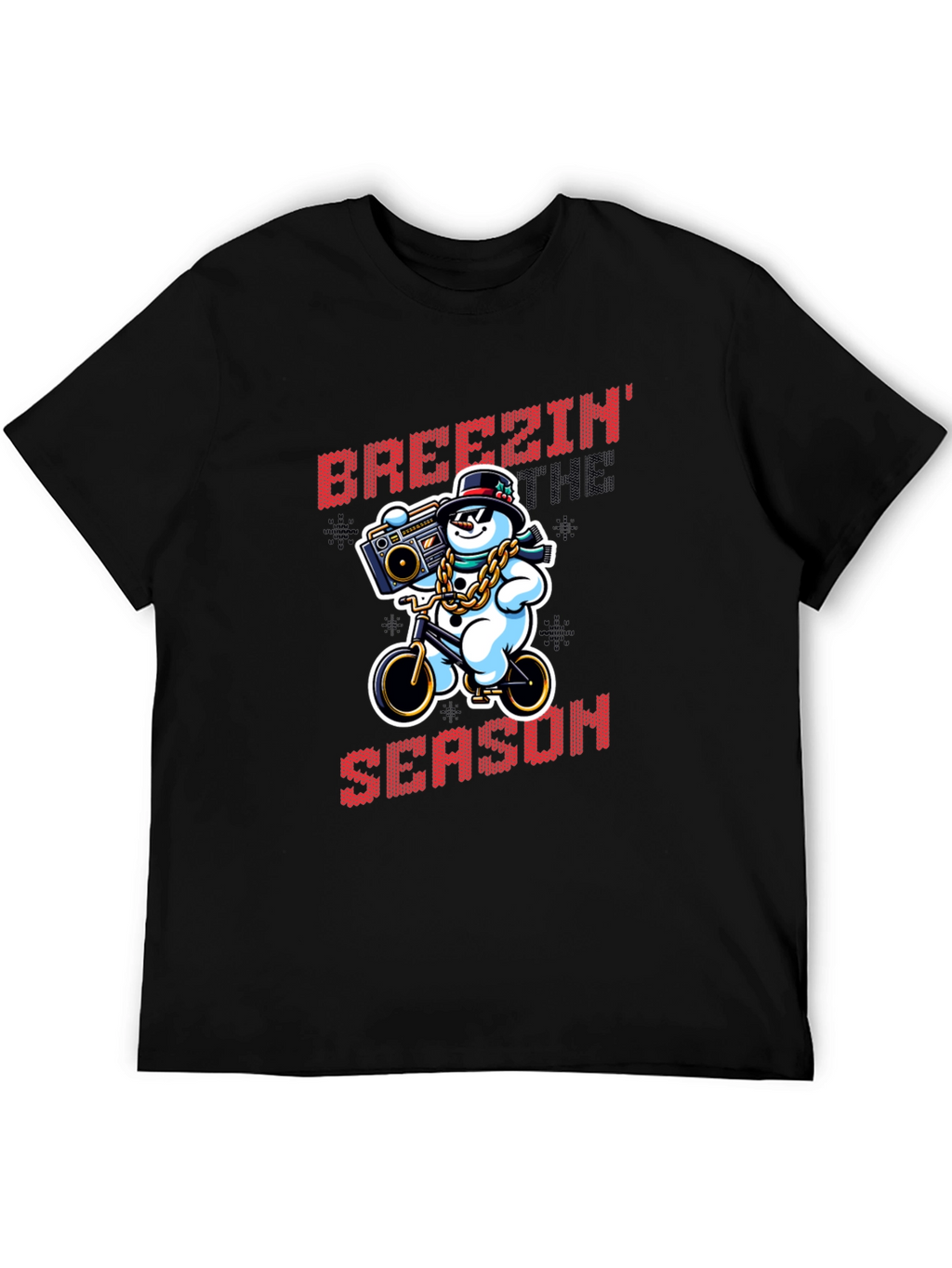 Breezin Thru the Season Black T-Shirt
