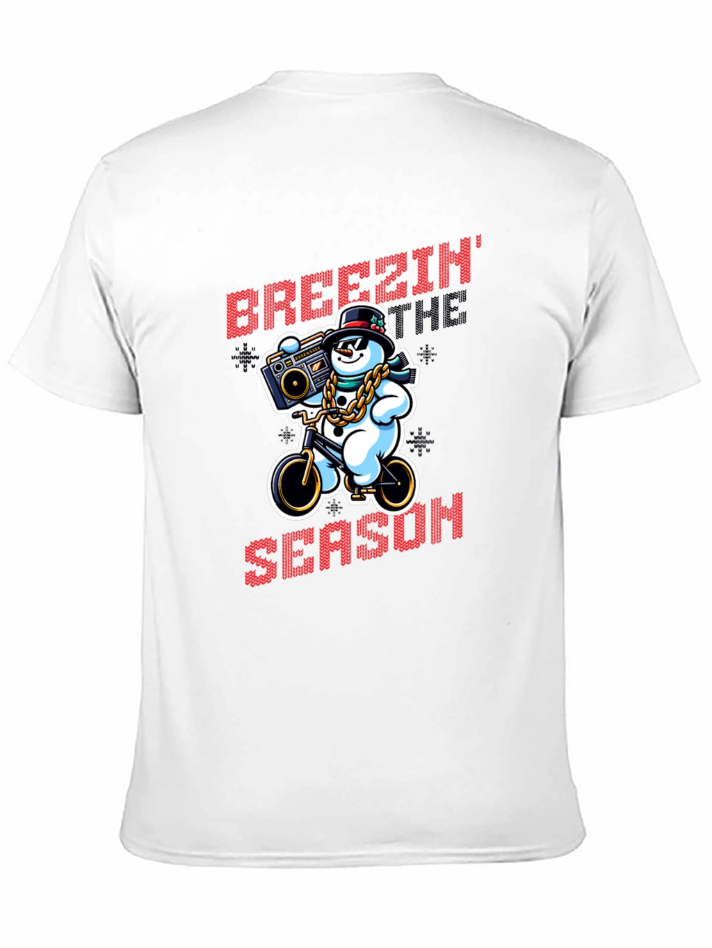 Breezin Thru the Season Black T-Shirt