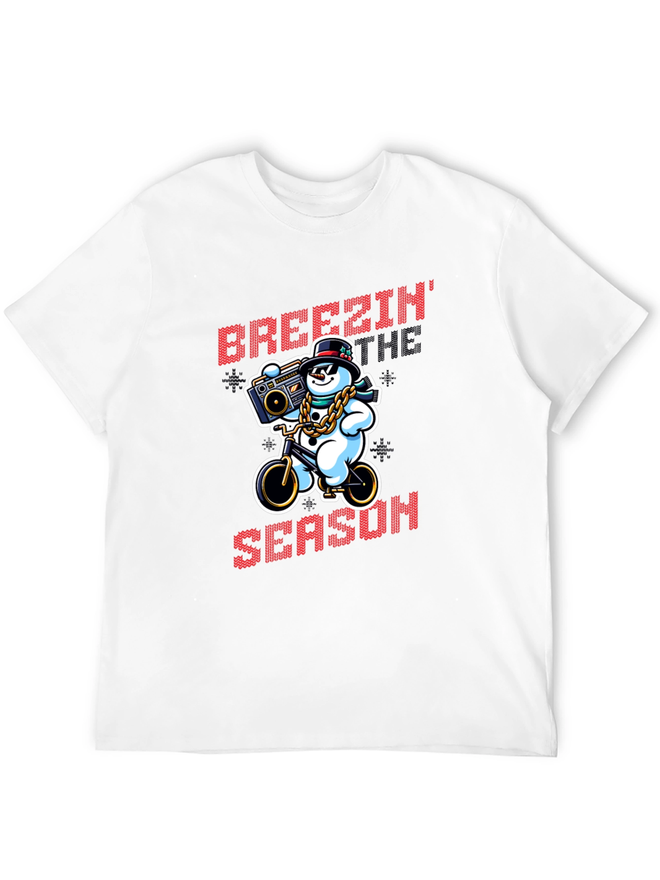 Breezin Thru the Season Black T-Shirt