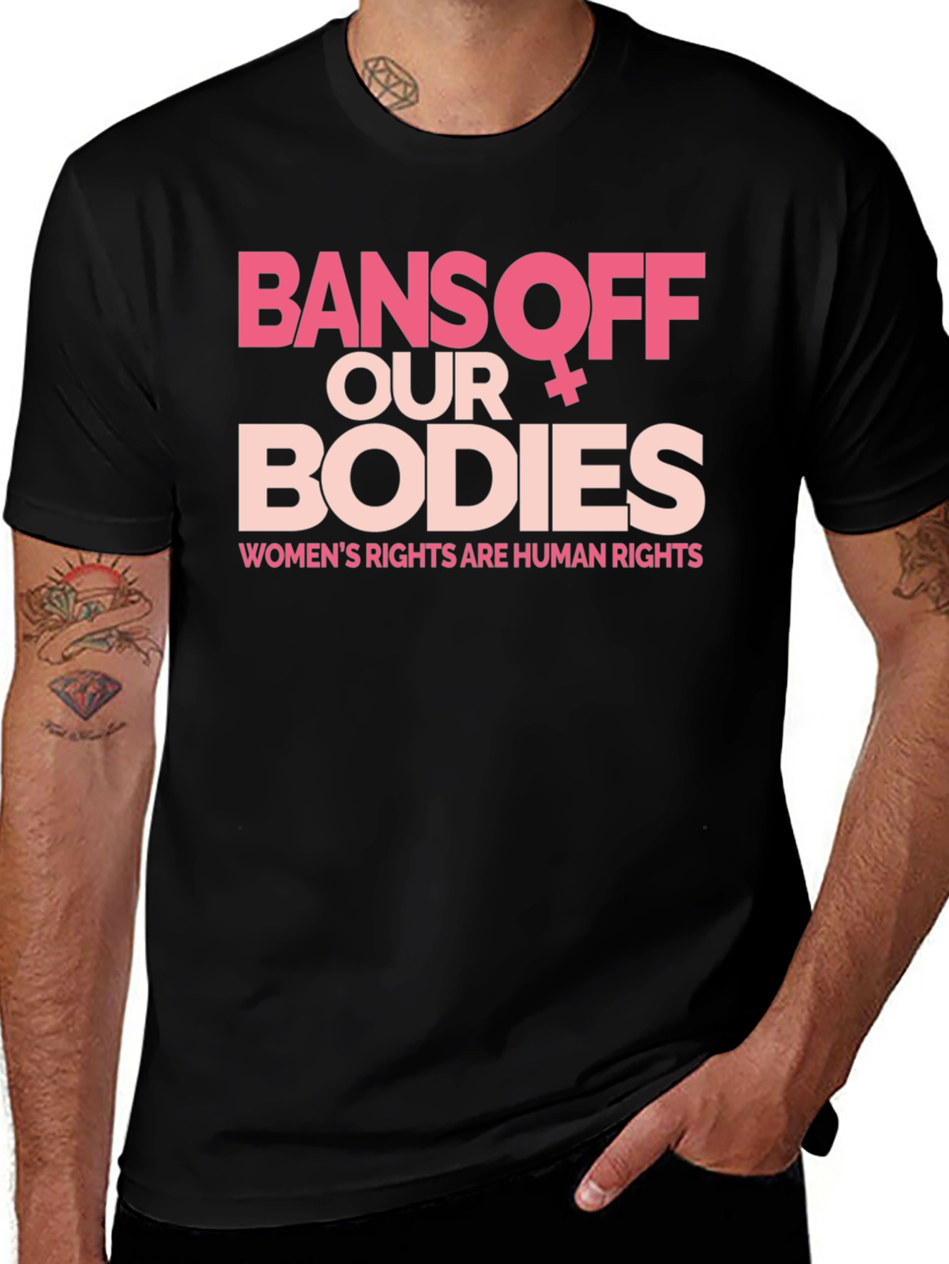 Bans Off Our Bodies Womens Rights T-Shirt